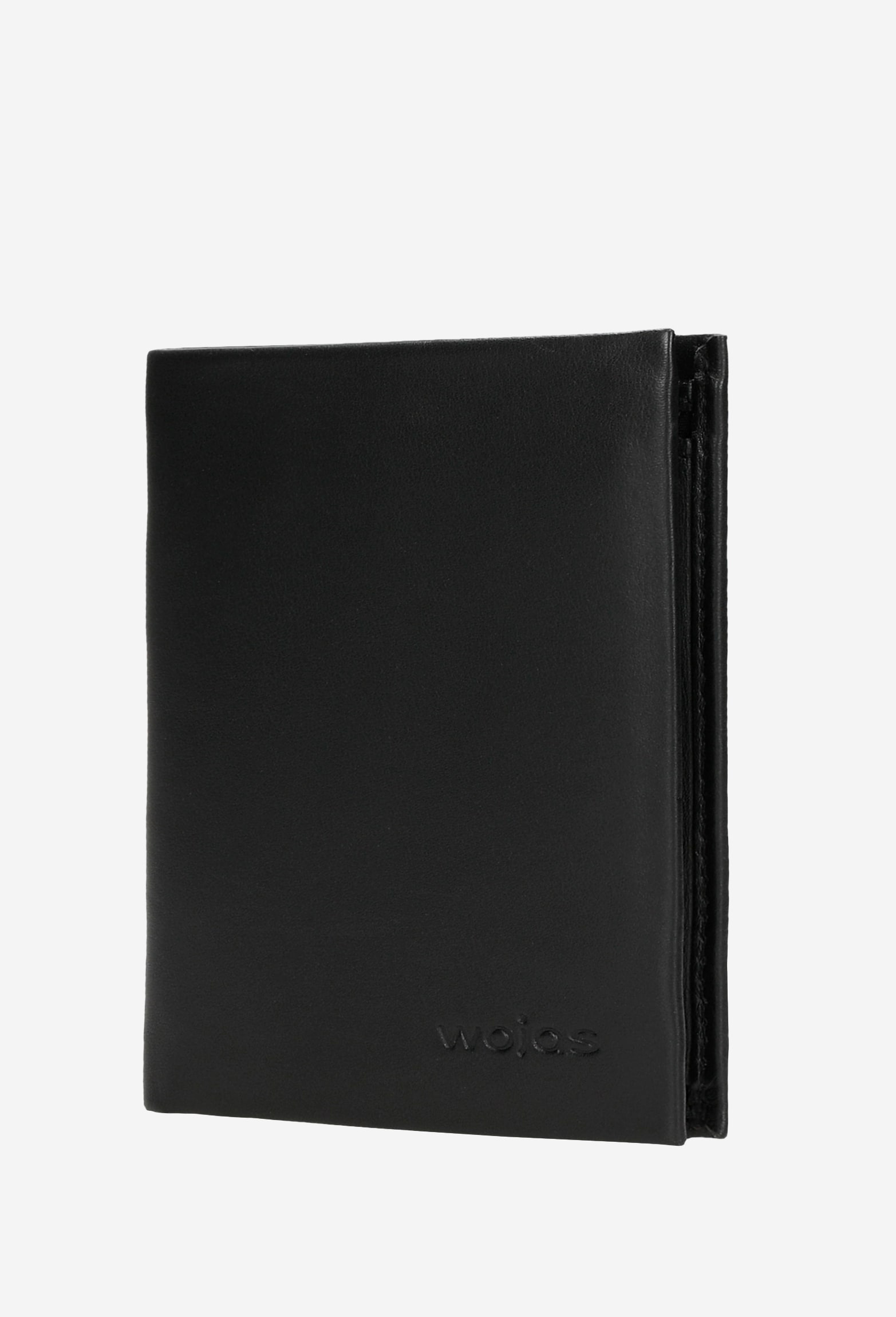 Czarny klasyczny portfel męski