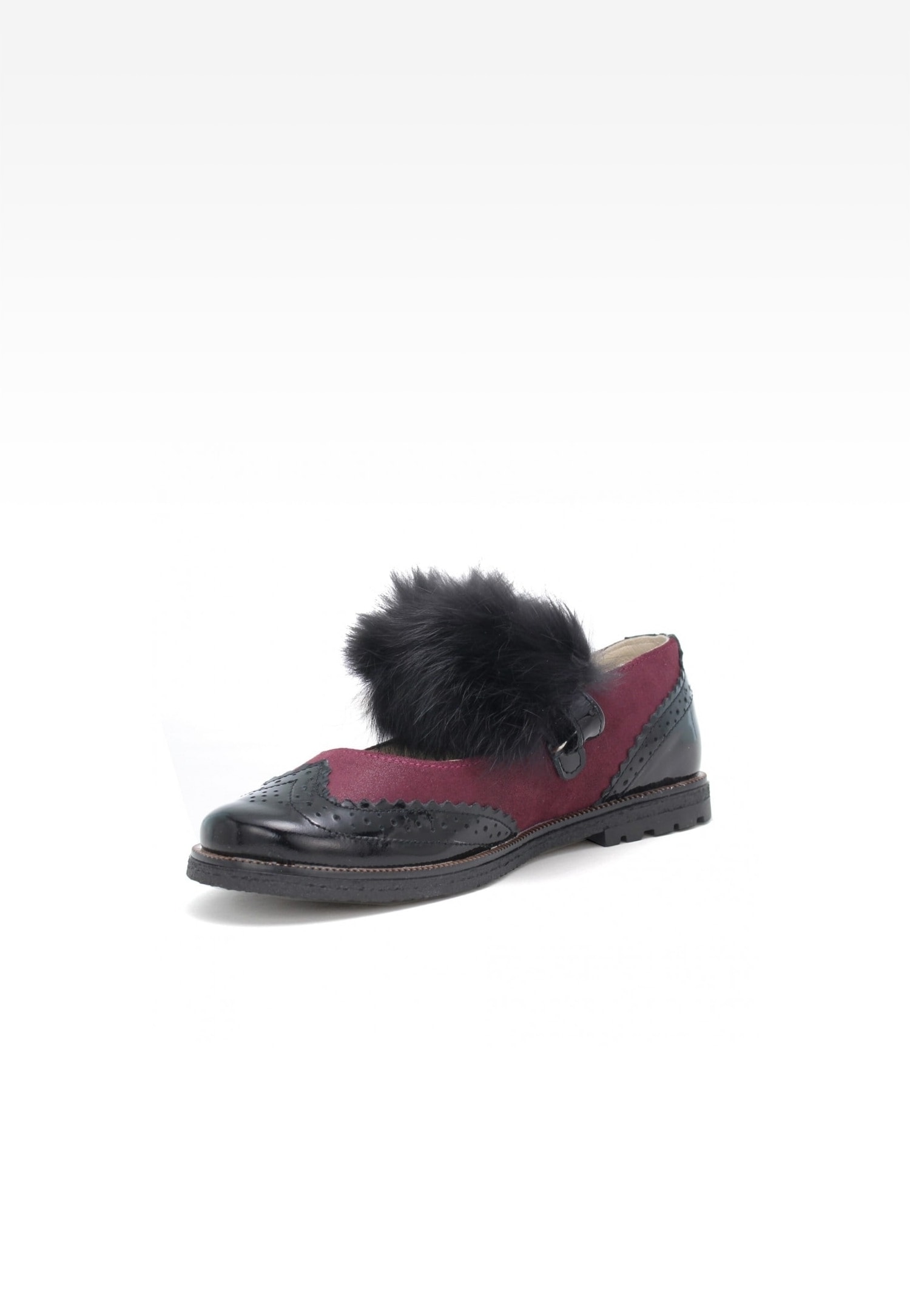 Wizytowe BARTEK W-45637/SZ/L9X, dla dziewcząt, bordowy