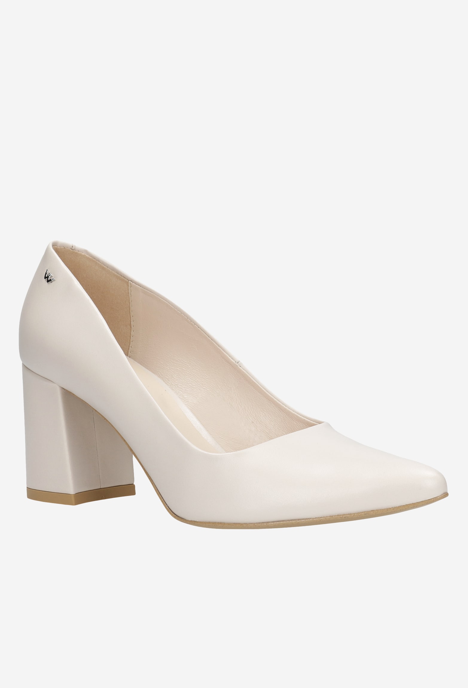 Czarne skórzane czółenka damskie z noskiem w szpic