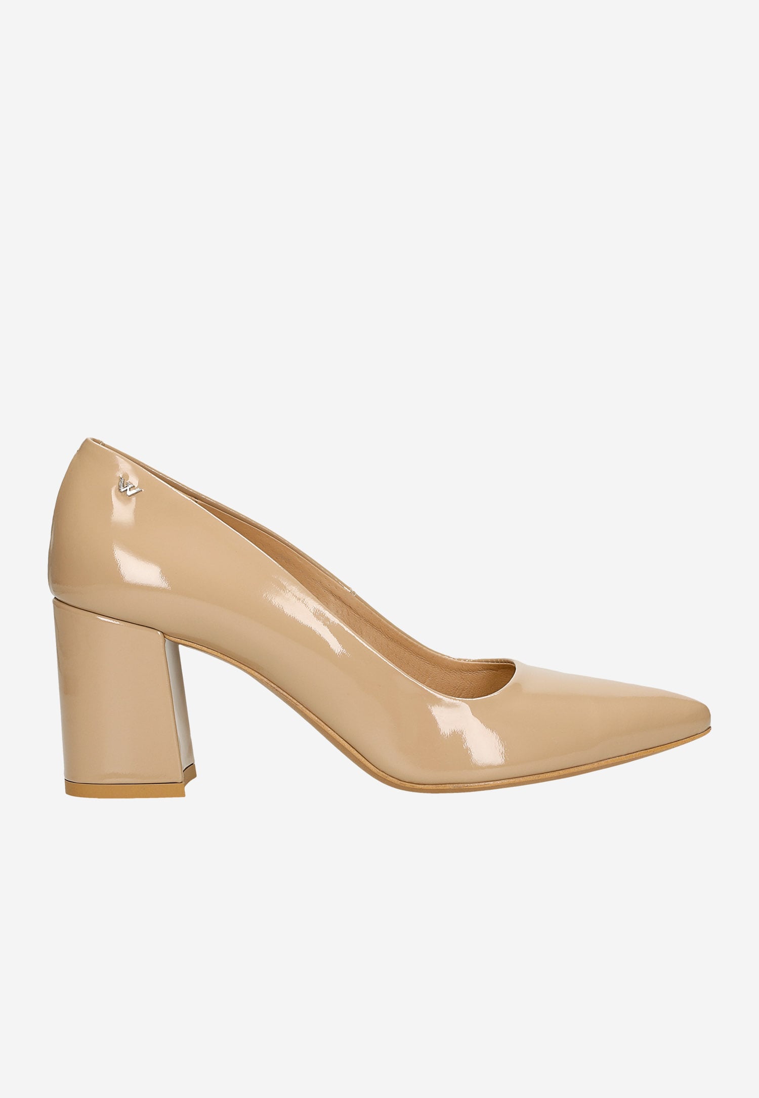 Czarne skórzane czółenka damskie z noskiem w szpic