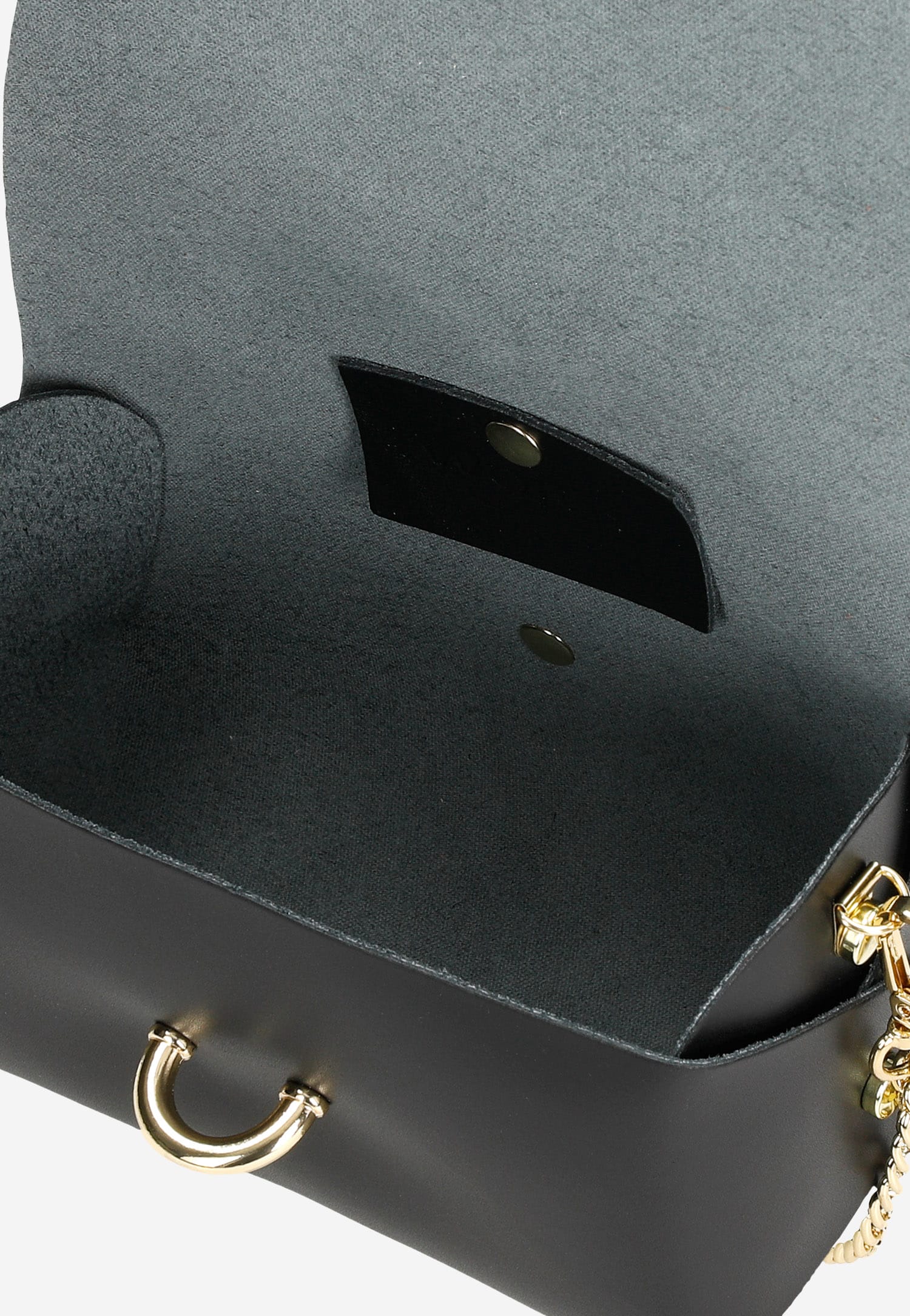 Mała czerwona torebka damska na łańcuszku