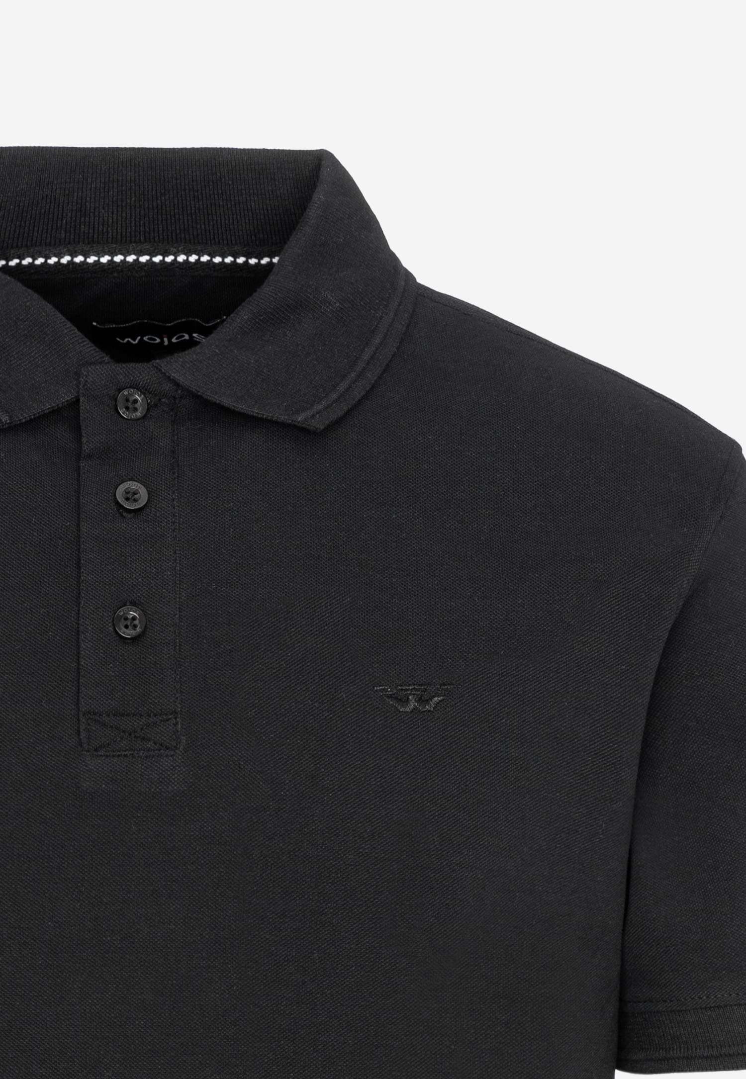 Czerwona koszulka męska polo z haftowanym logo