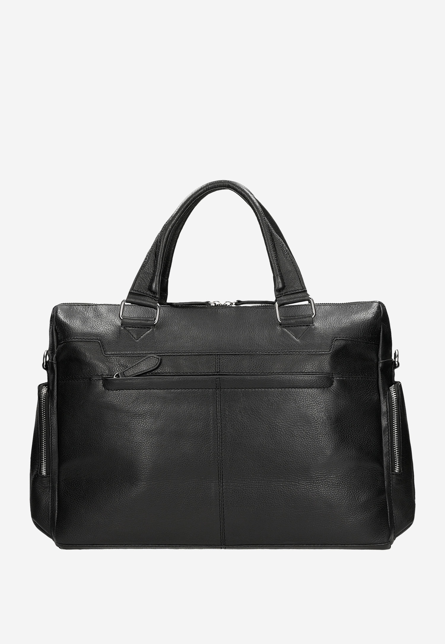 Duża weekendowa torba męska ze skóry licowej