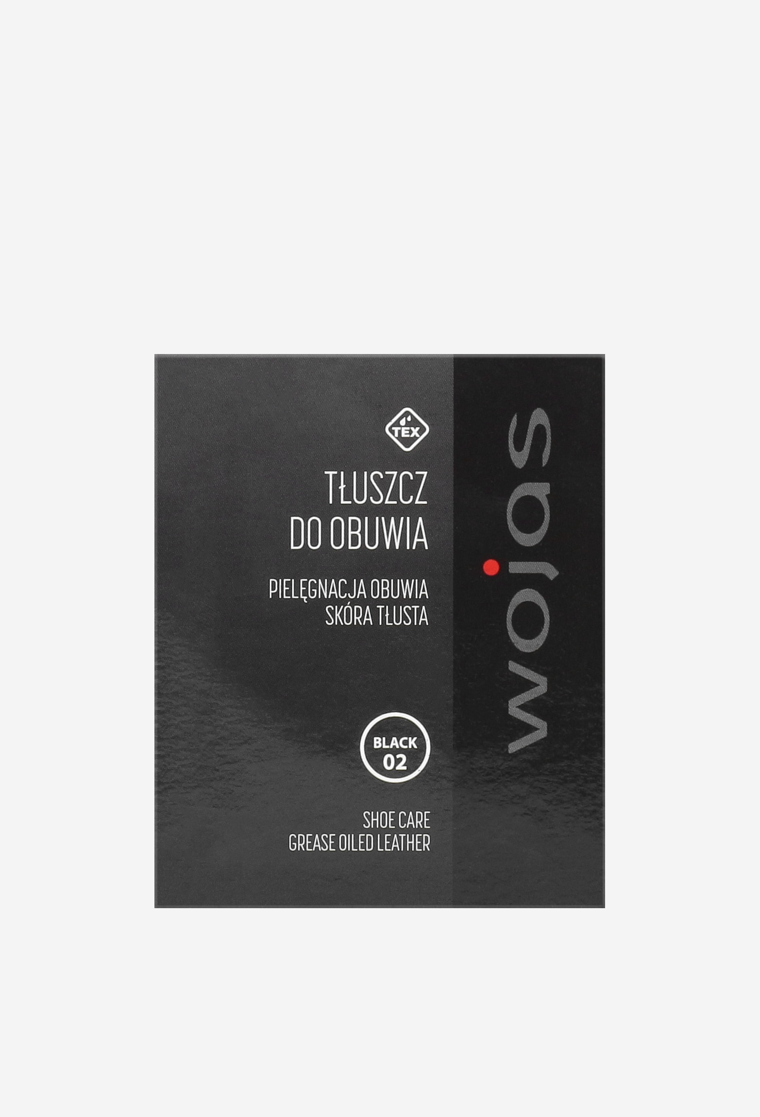 Czarny tłuszcz do obuwia 50 ml