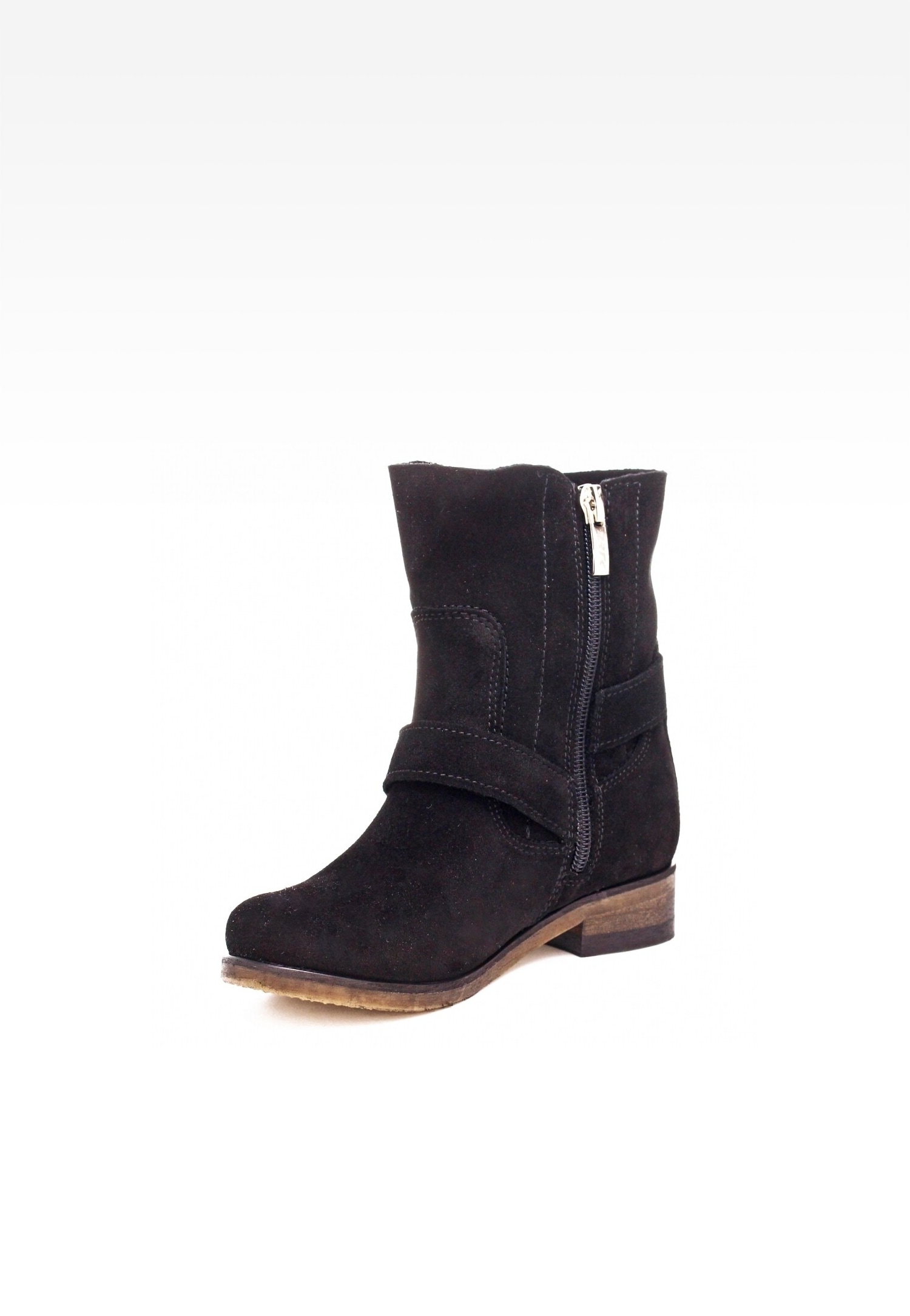 Botki Wojas x Bartek 8440461, dla dziewcząt, czarny