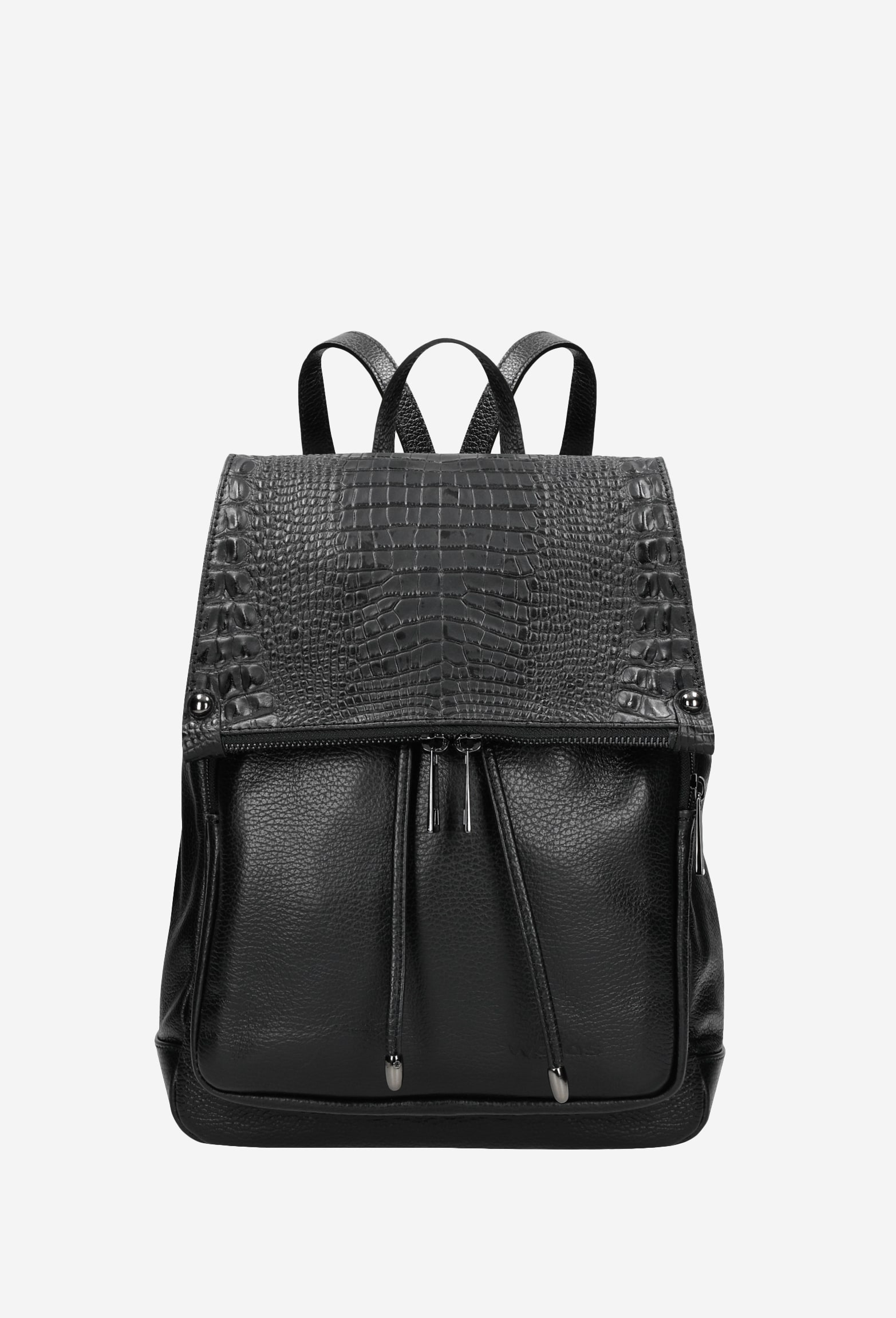 Czarny plecak damski w stylu miejskim