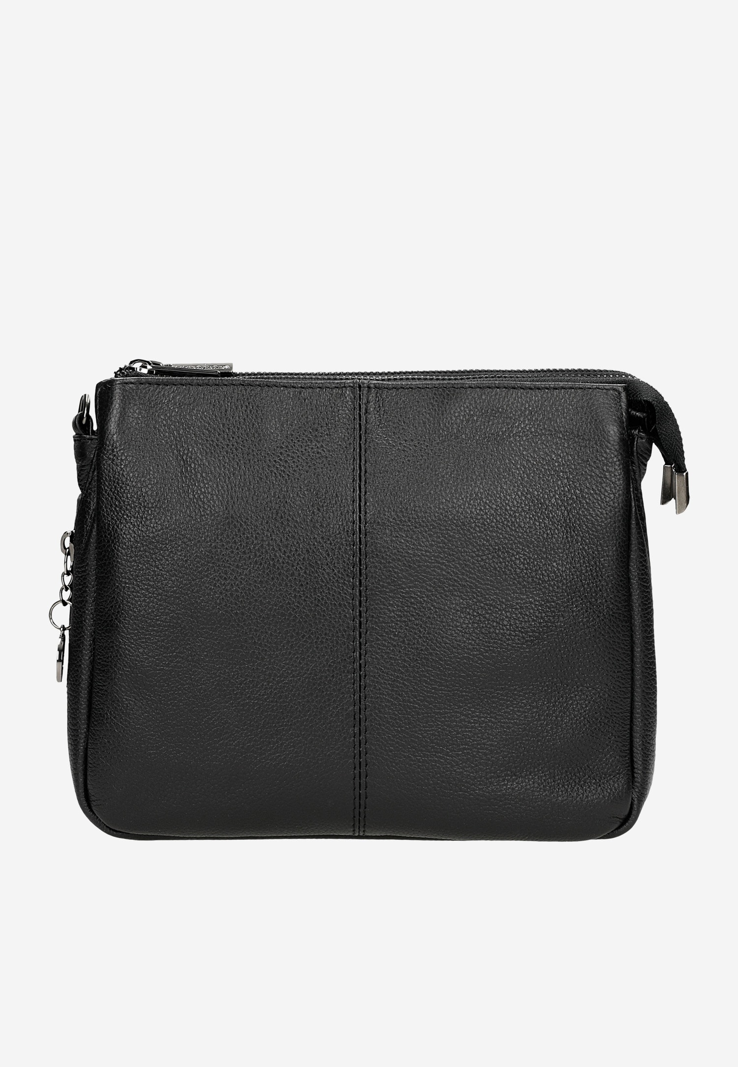 Czarna skórzana torebka damska