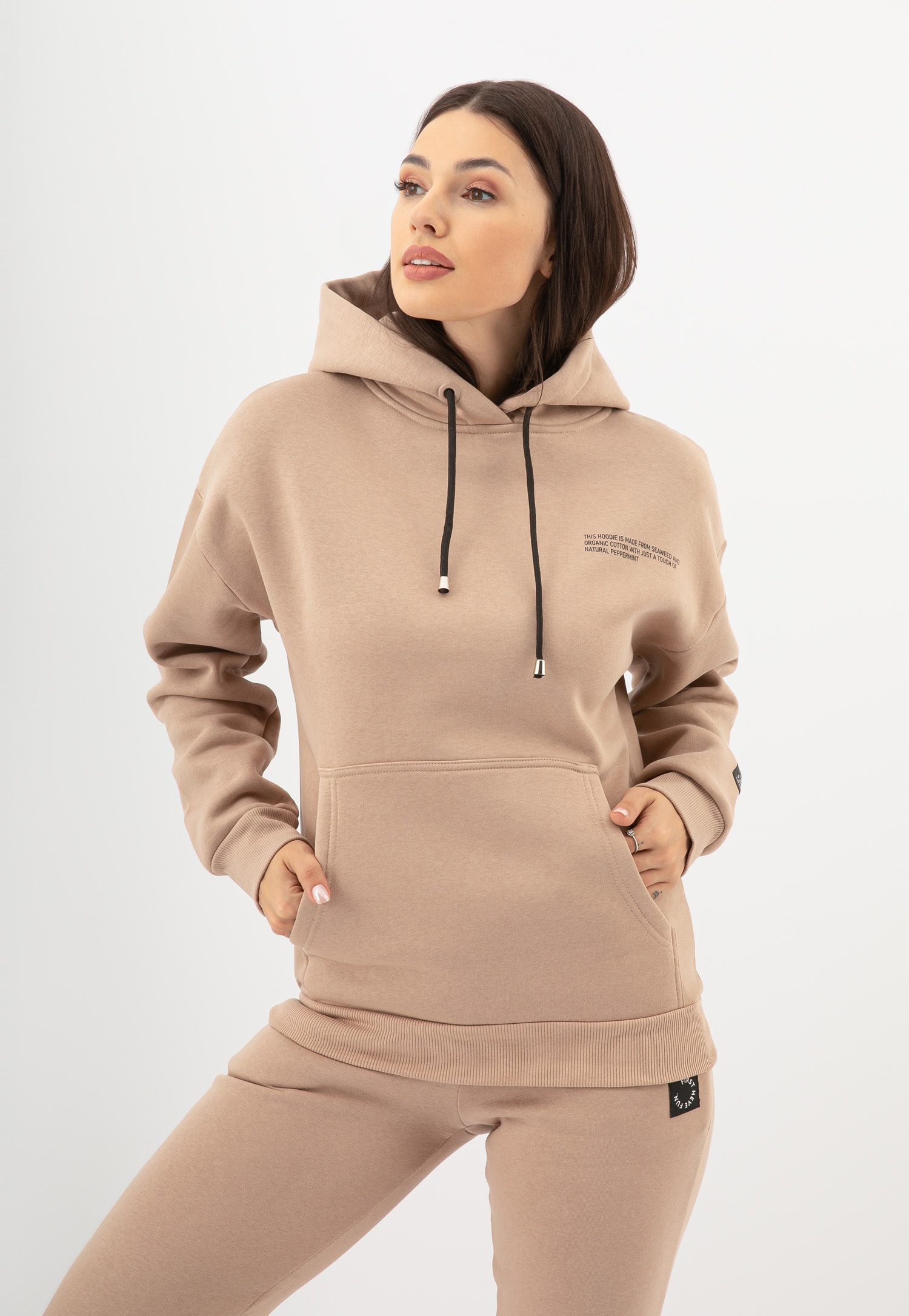 RELAKS bluza damska w kolorze ciemnego popielu