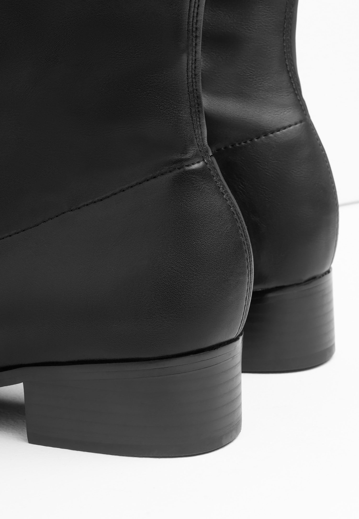 WJS czarne kozaki damskie za kolano