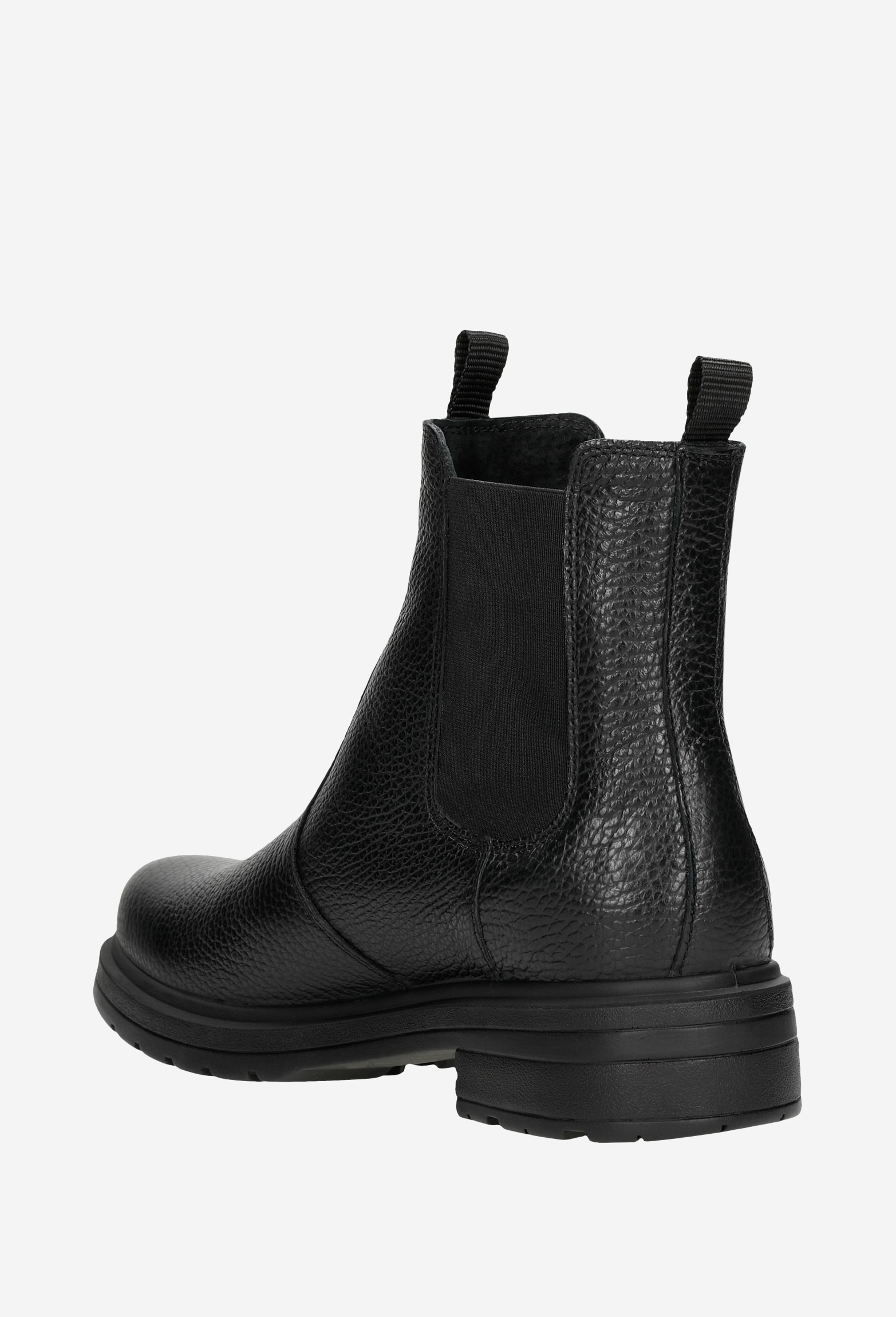 Czarne jesienne sztyblety damskie w stylu miejskim