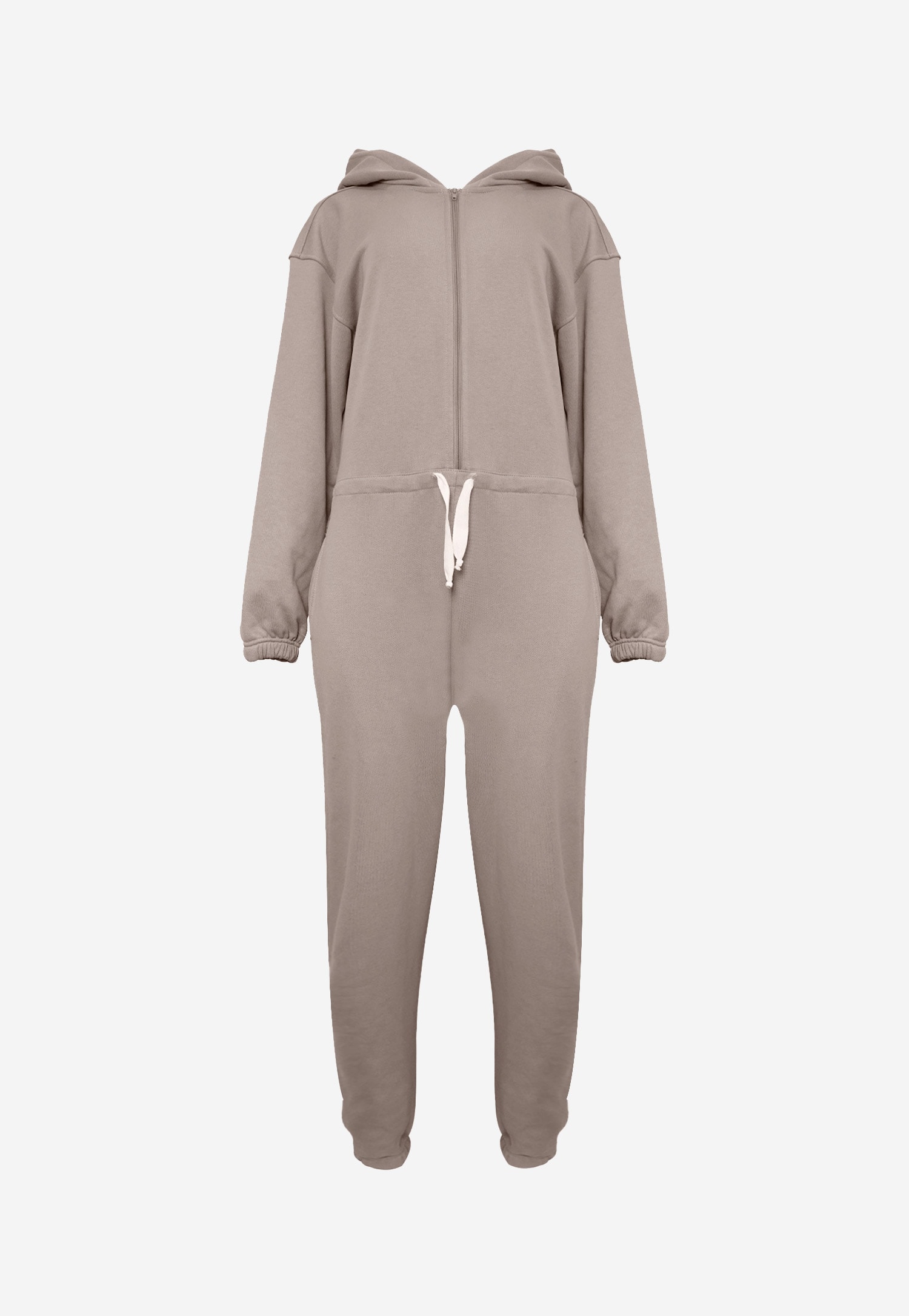 CHIARA beżowy kombinezon dresowy