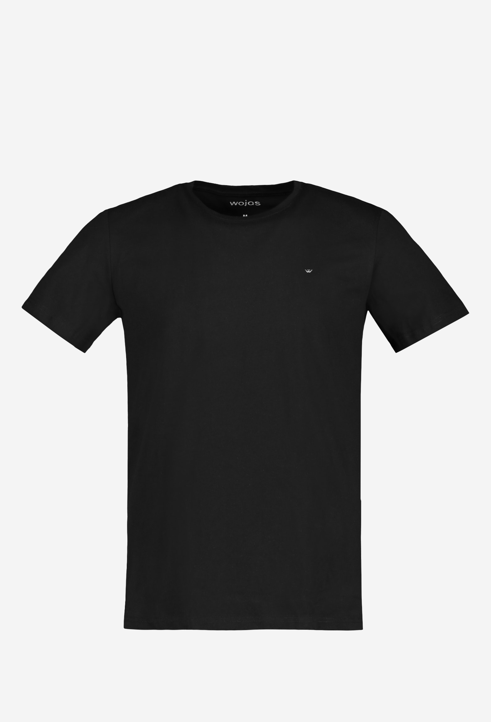 Czarna koszulka męska z bawełny organicznej