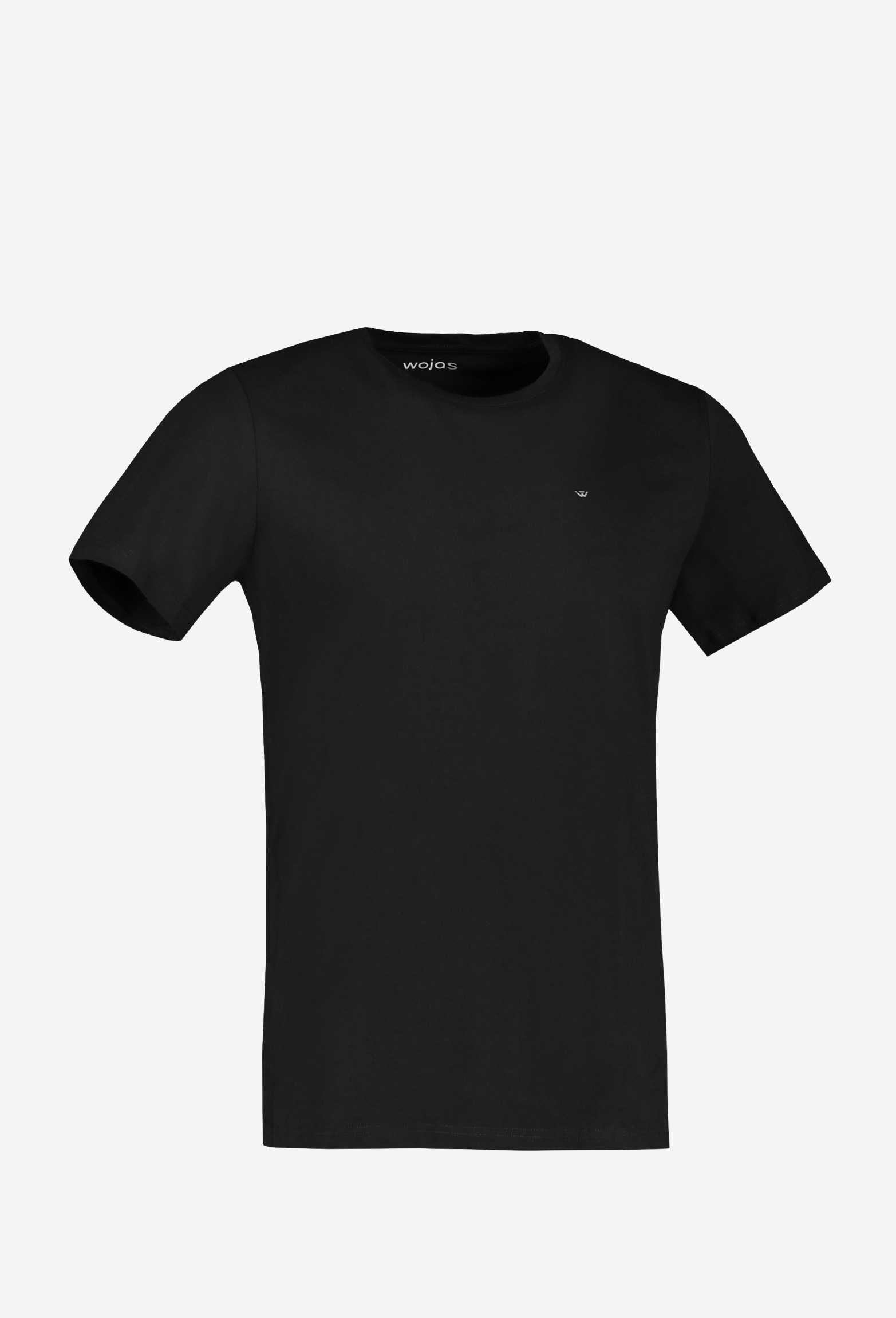 Czarna koszulka męska z bawełny organicznej