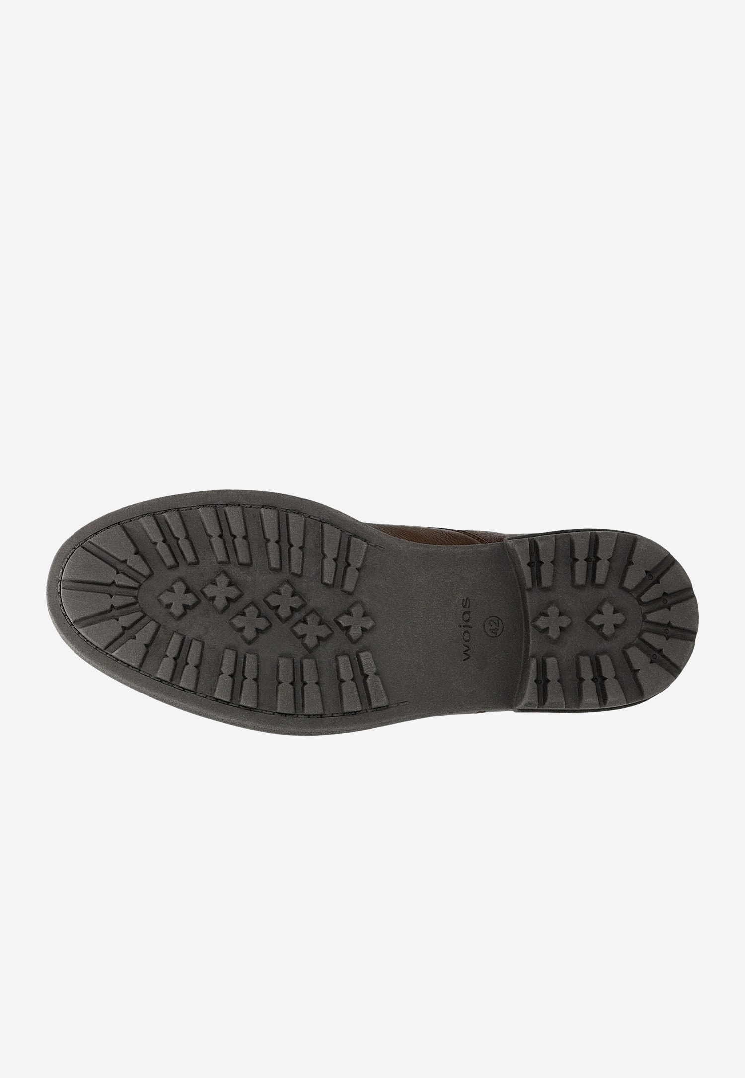 Brązowe trzewiki męskie w stylu miejskim