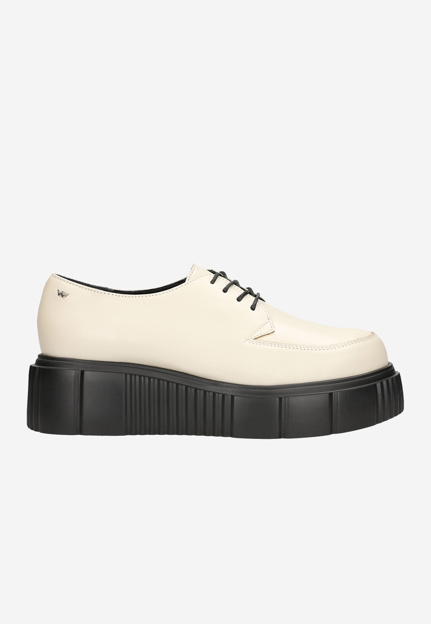 Trampki damskie na platformie w białej odsłonie