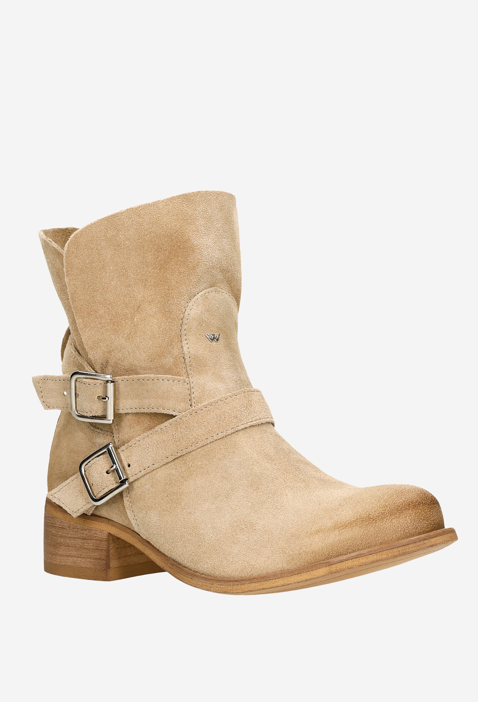 Czarne wsuwane botki damskie