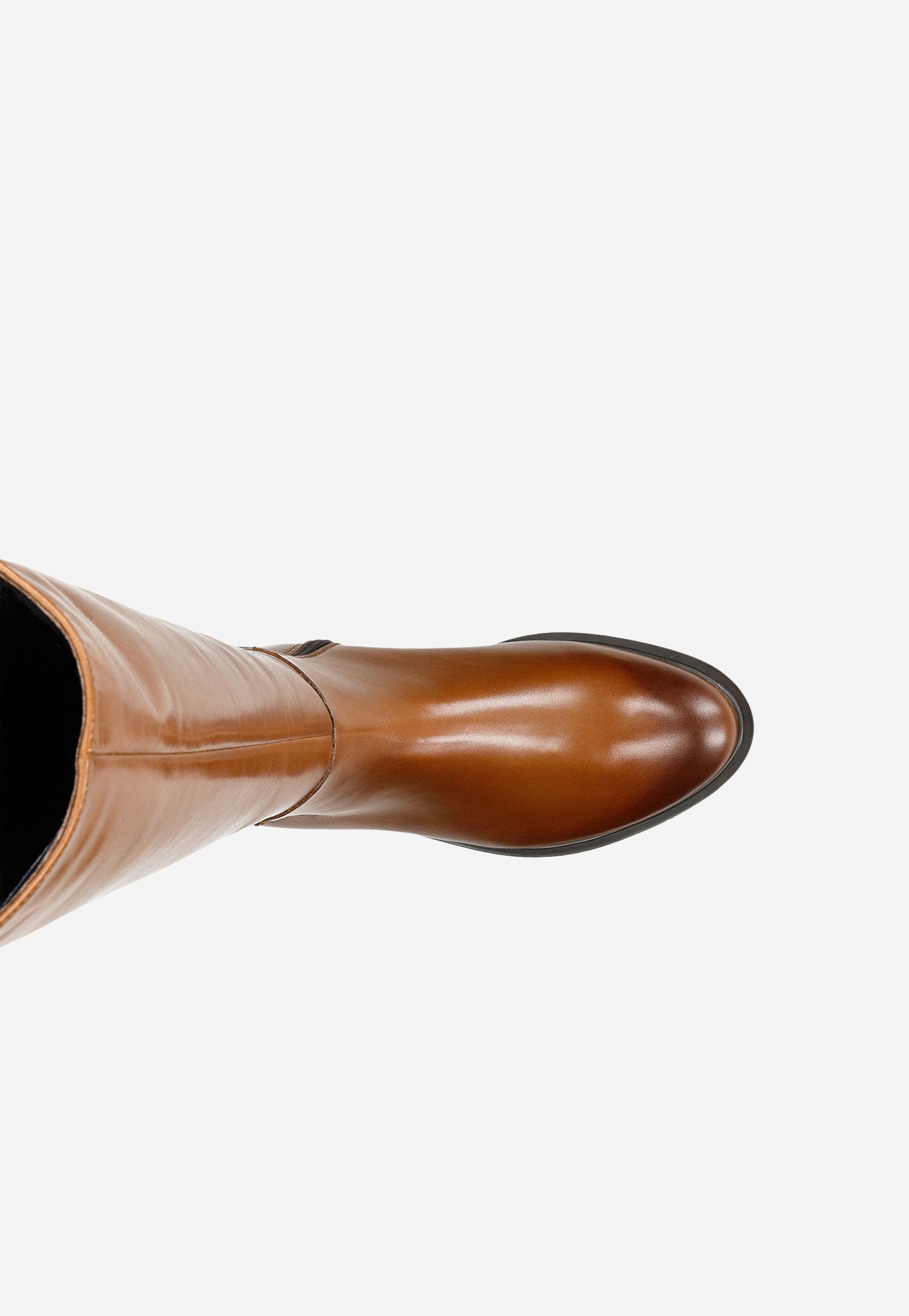 Brązowe oficerki damskie na zimę