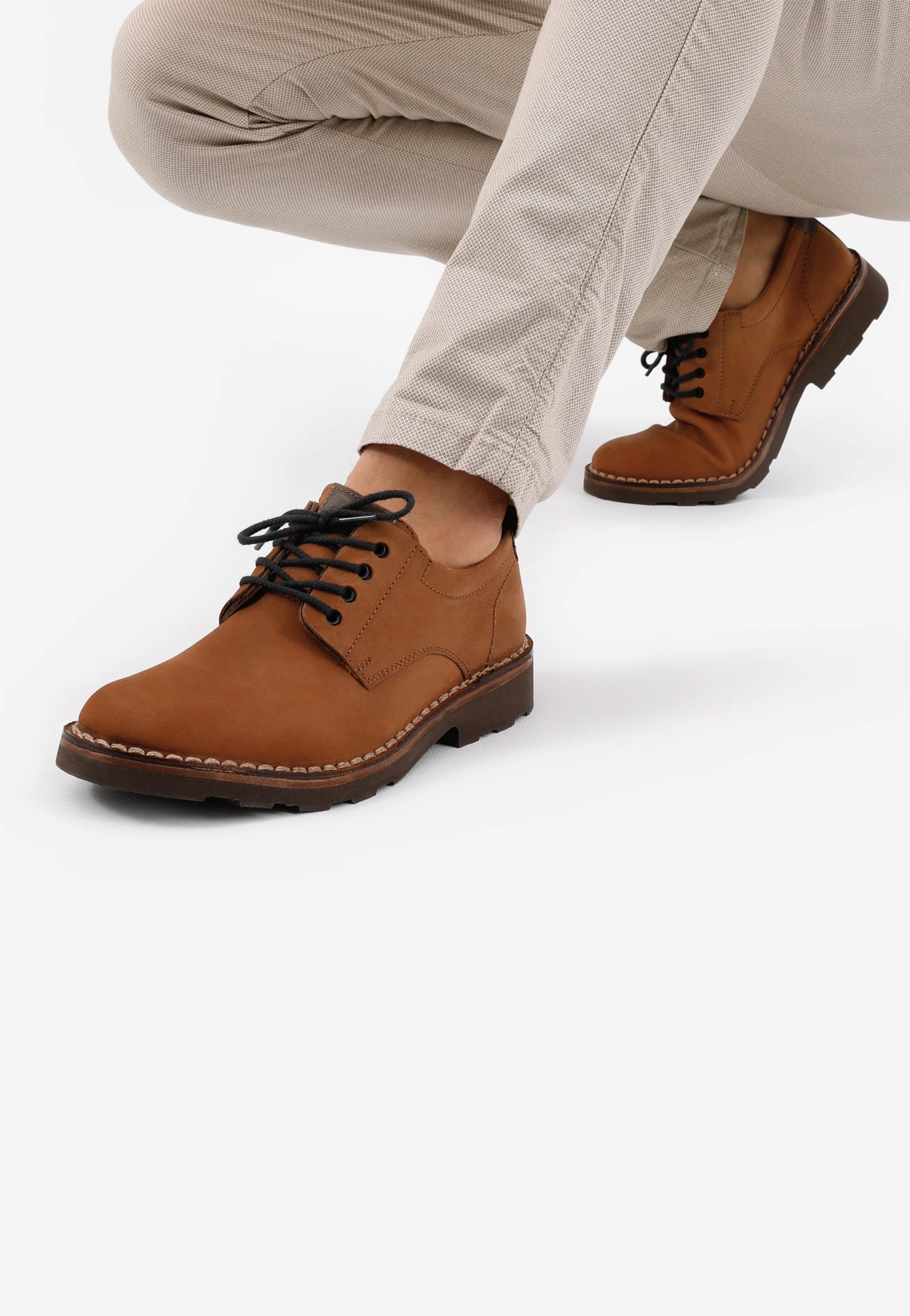 Czarne męskie półbuty