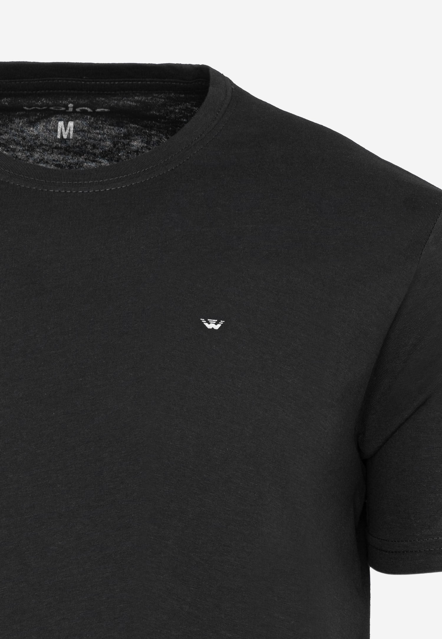 Jasnoniebieski t-shirt męski bawełniany