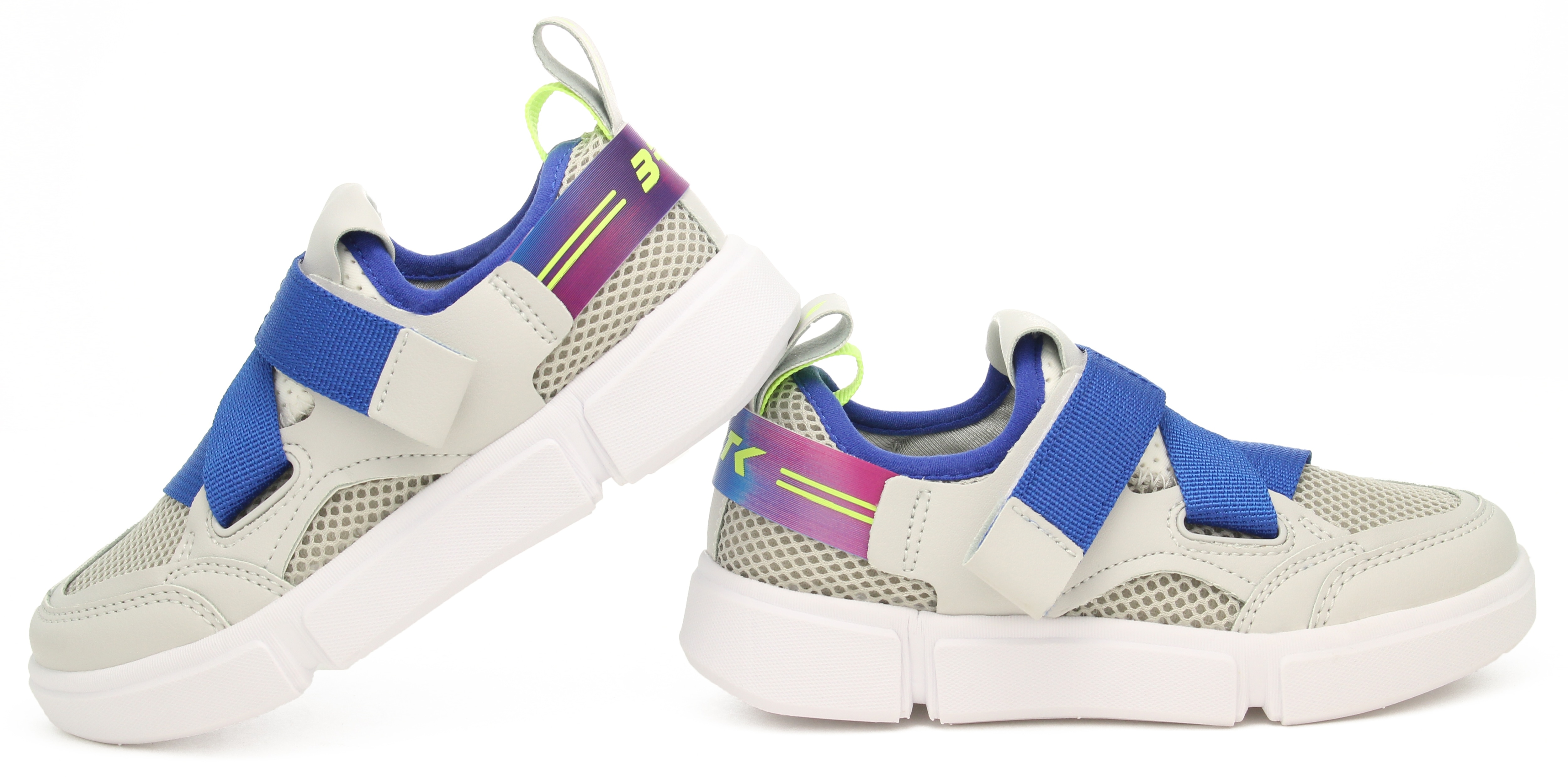 Półbuty BARTEK 18357004, dla chłopców, szaro-niebieski