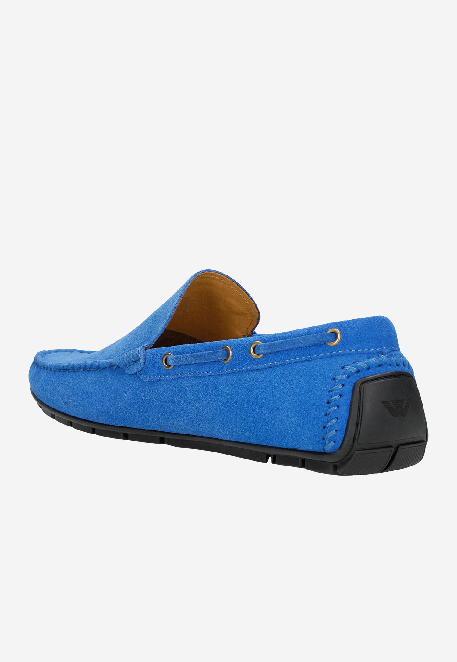 Granatowe klasyczne mokasyny męskie