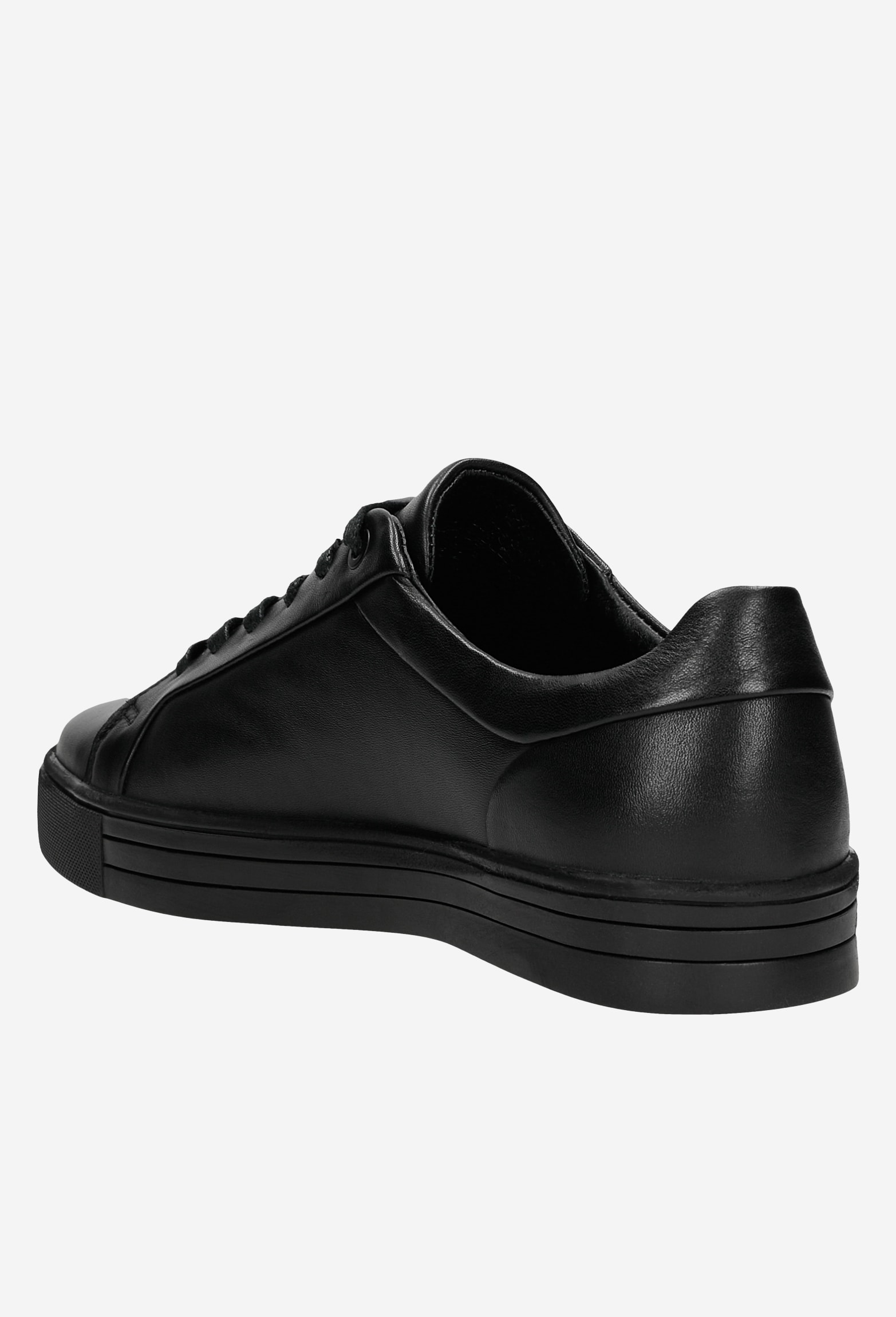 Czarne casualowe trampki damskie