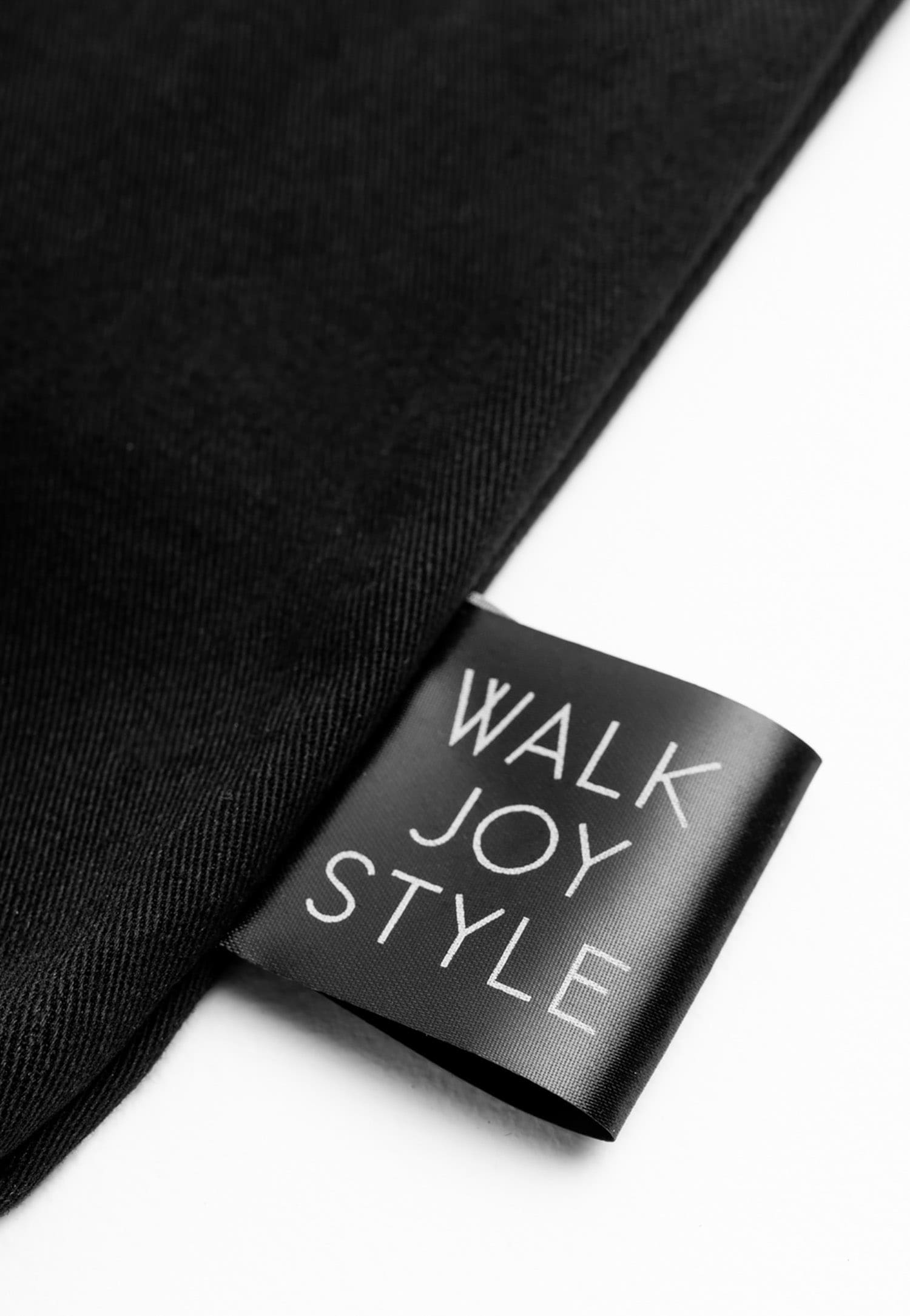 WJS czarna torba bawełniana