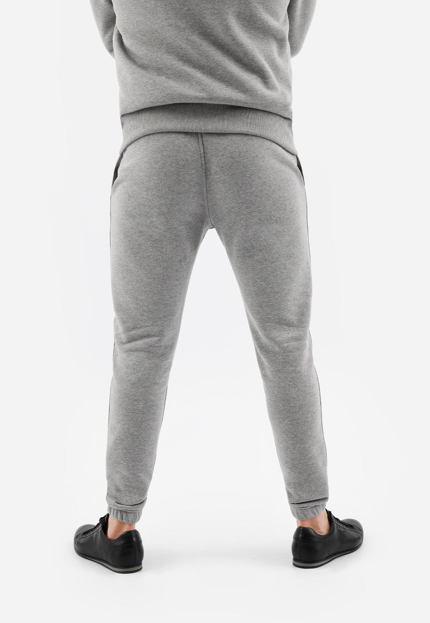 Popielate spodnie dresowe męskie RELAKS