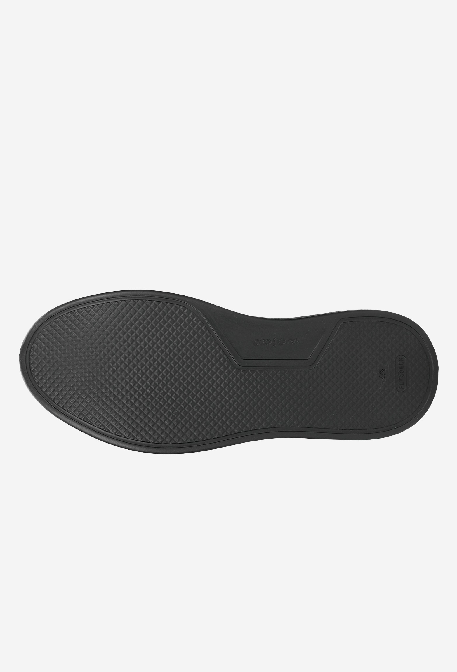 Czarne trampki męskie zapinane na zamek