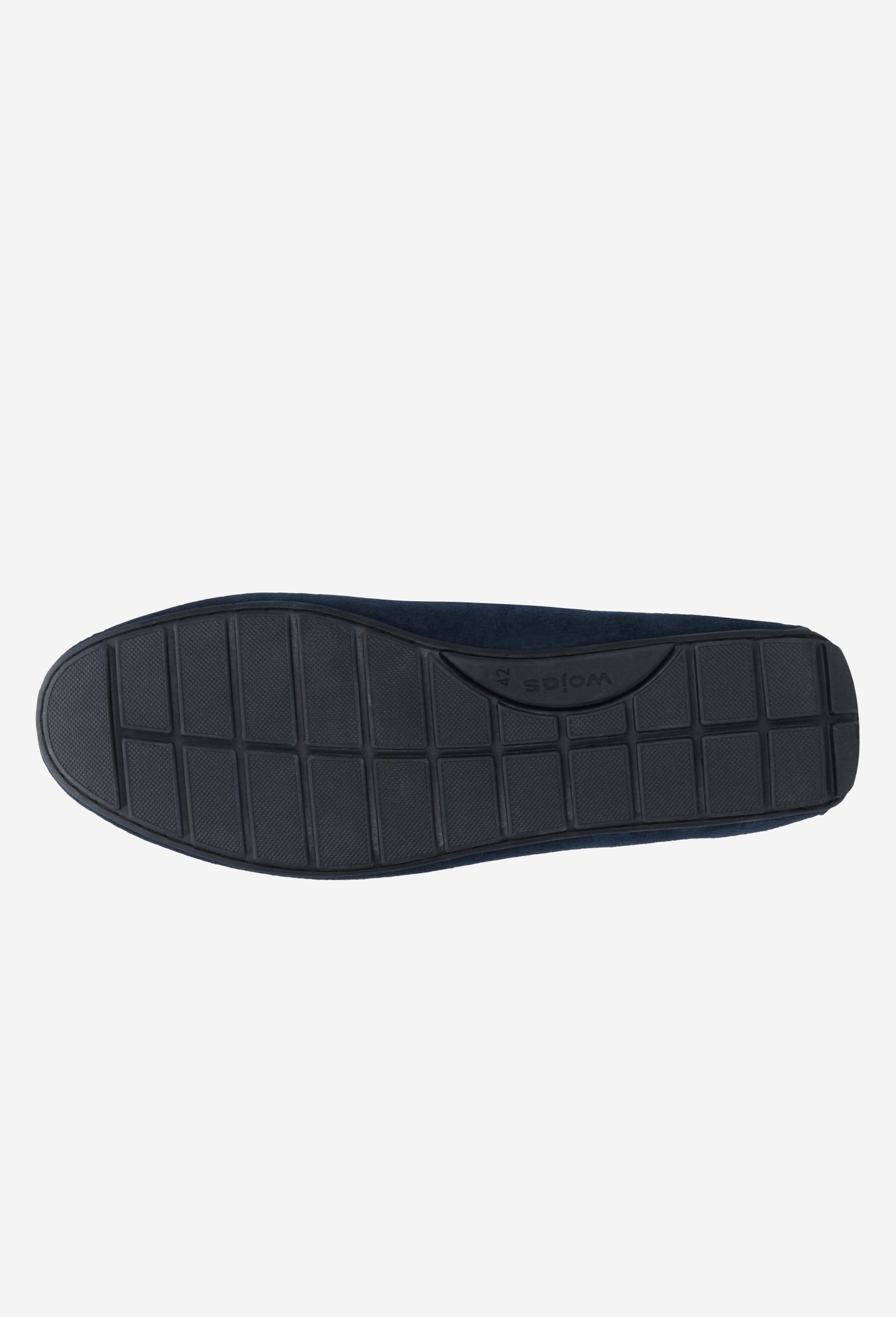 Granatowe klasyczne mokasyny męskie