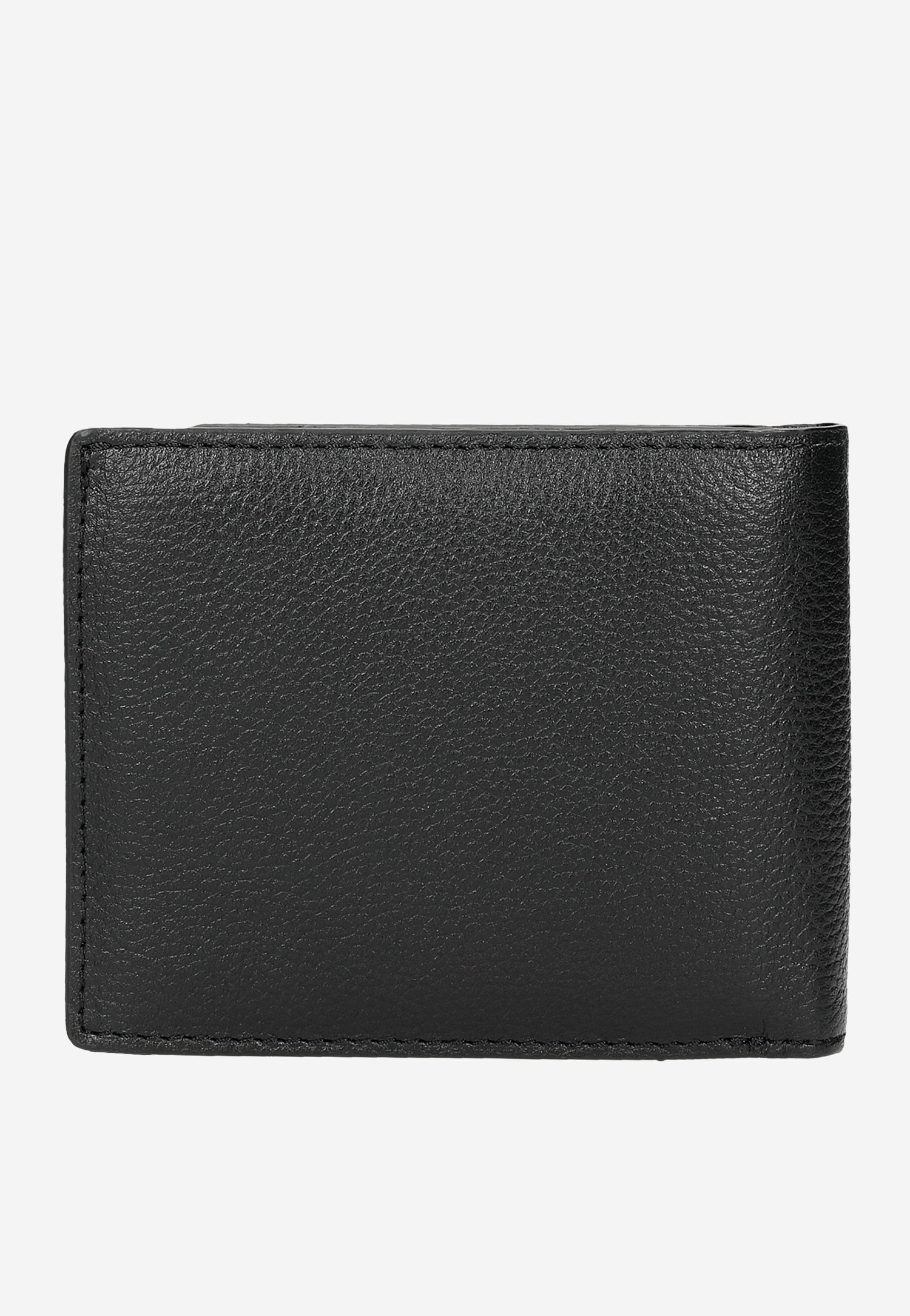 Czarny klasyczny portfel męski