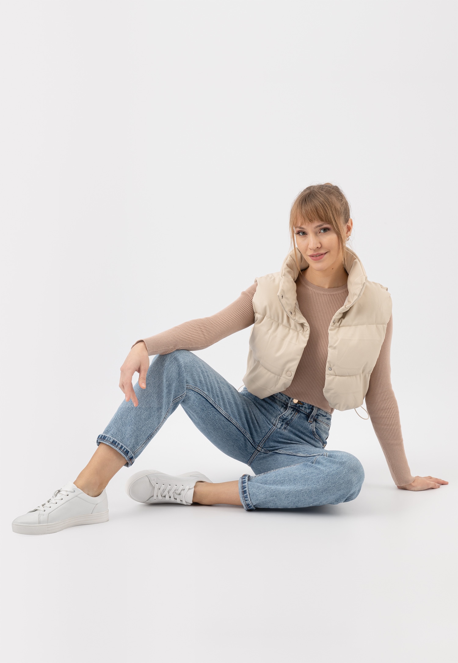 Czarne casualowe trampki damskie