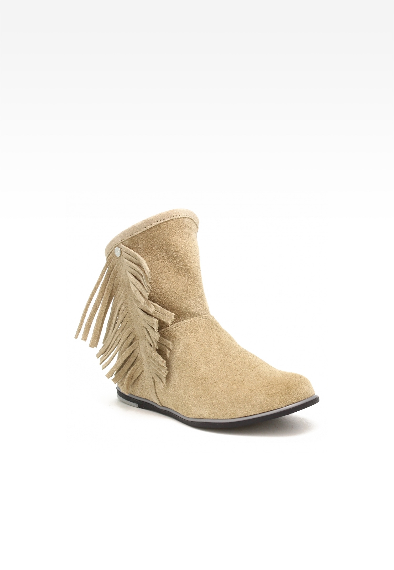 Botki BARTEK 14233017, dla dziewcząt, szary