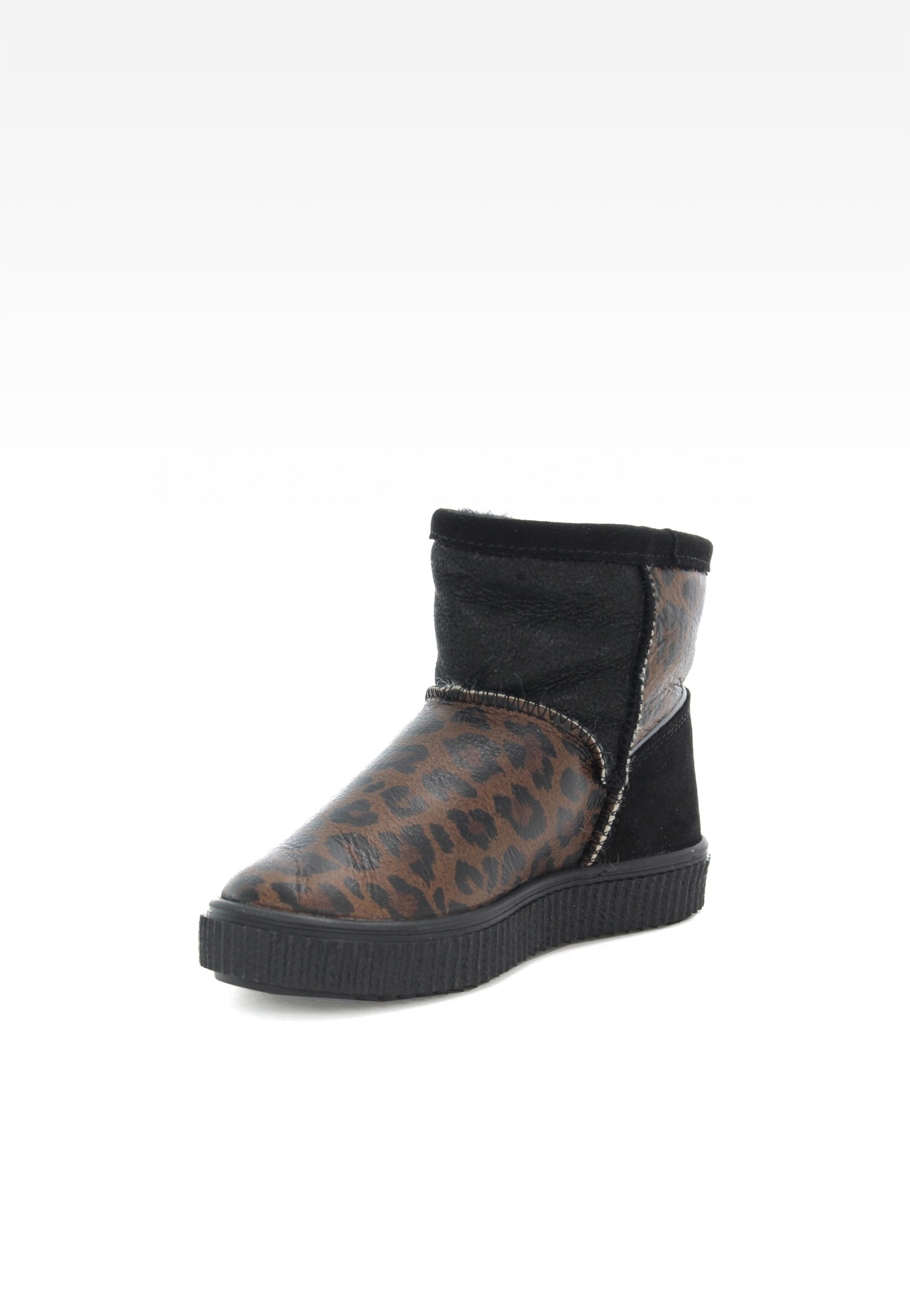 śniegowce BARTEK W-670370/OLL, dla dziewcząt, czarno-brązowy