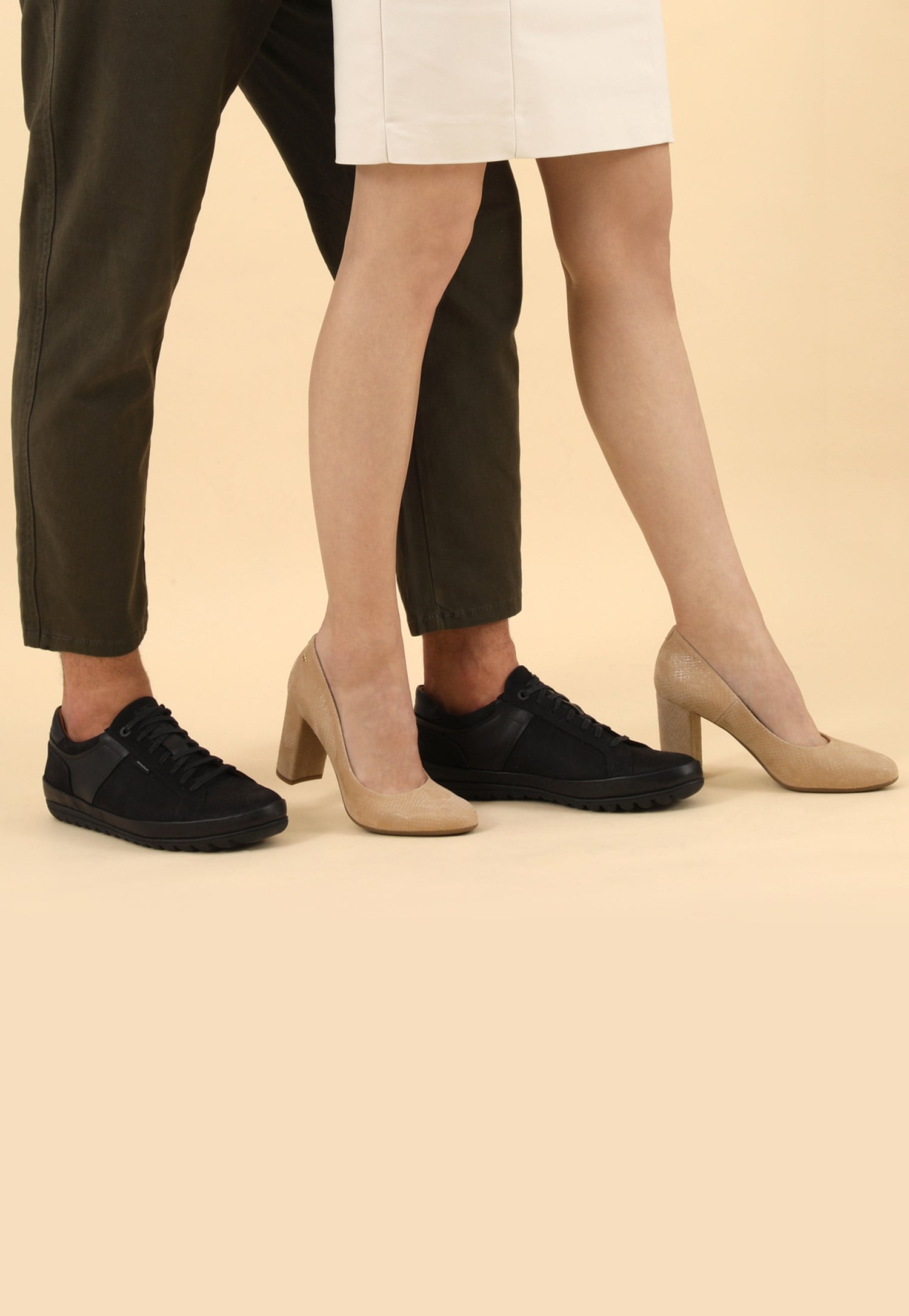 Czarne półbuty męskie