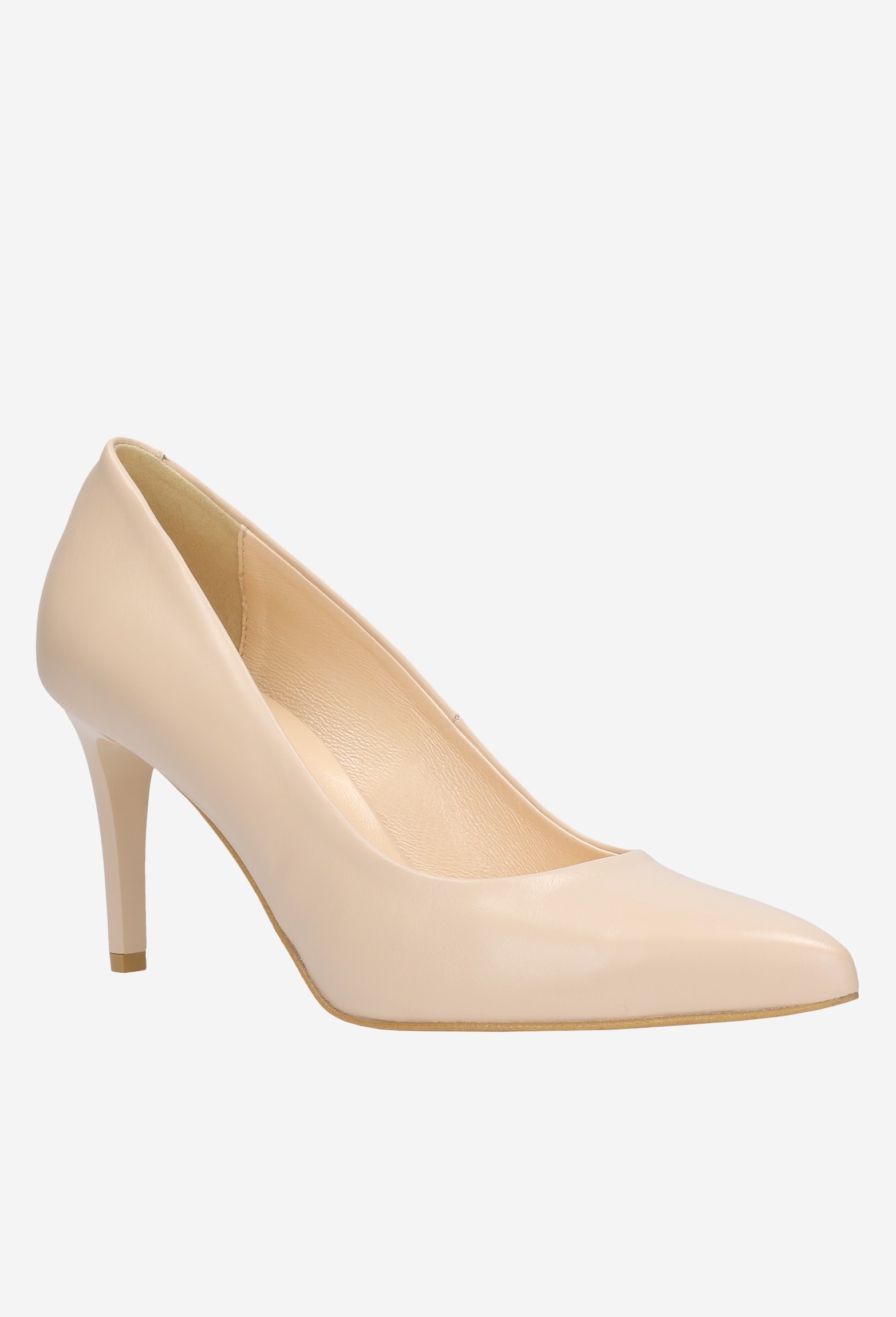 Beżowe czółenka damskie