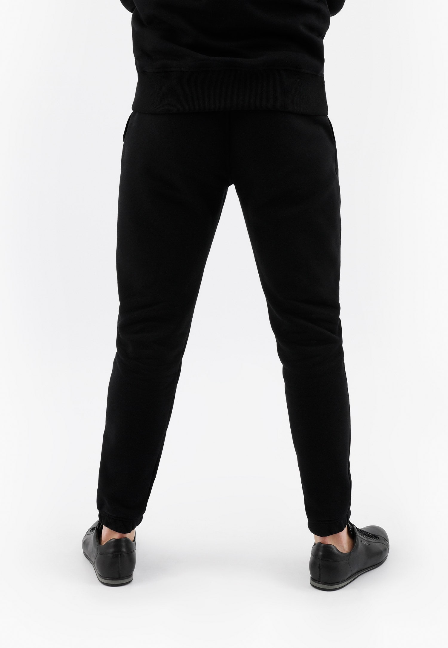 Popielate spodnie dresowe męskie RELAKS