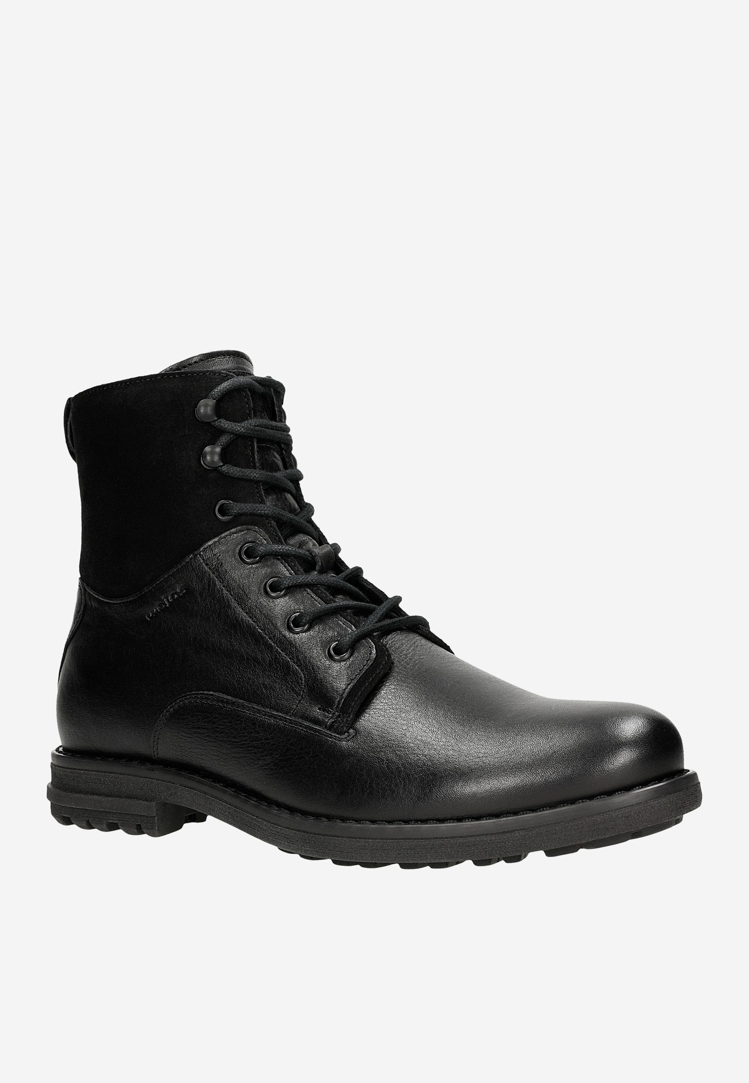 Brązowe trzewiki męskie w stylu miejskim