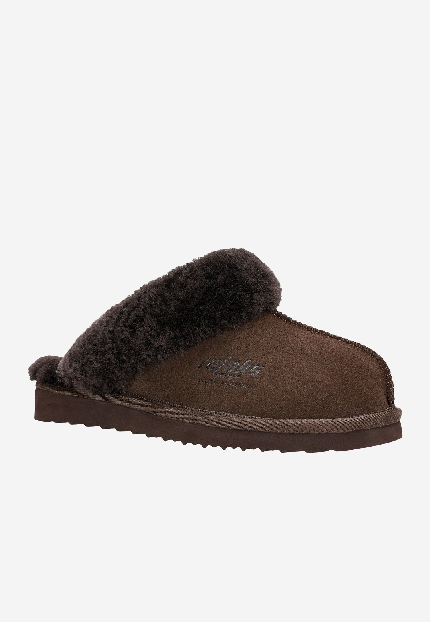 Kapcie RELAKS jasnobrązowe z wełną merino