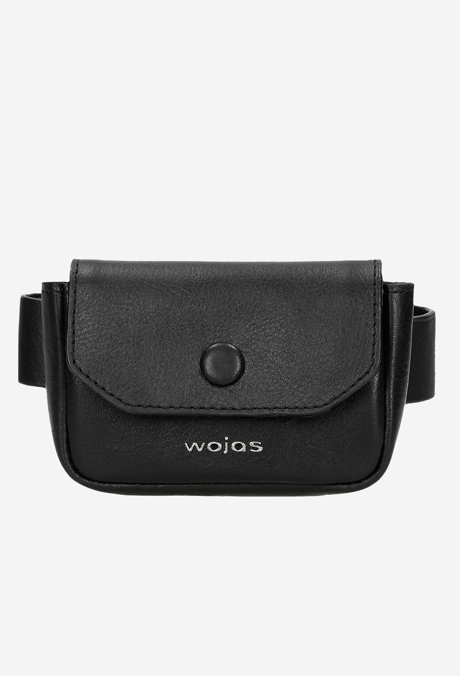 Czarna torebka na buty zapinana na zatrzask