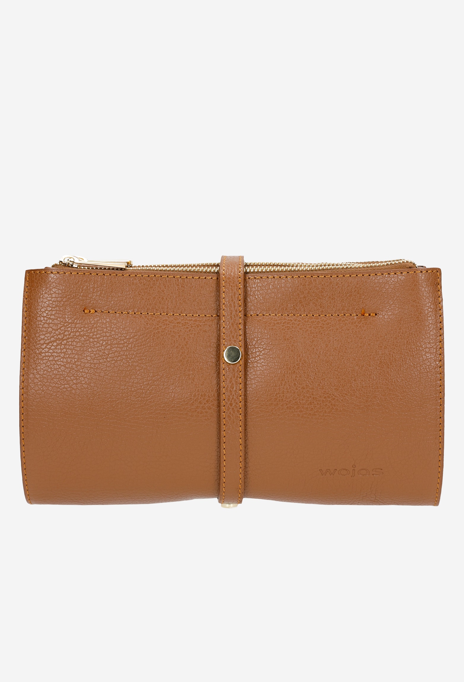 Mała torebka damska w kolorze jasnego brązu