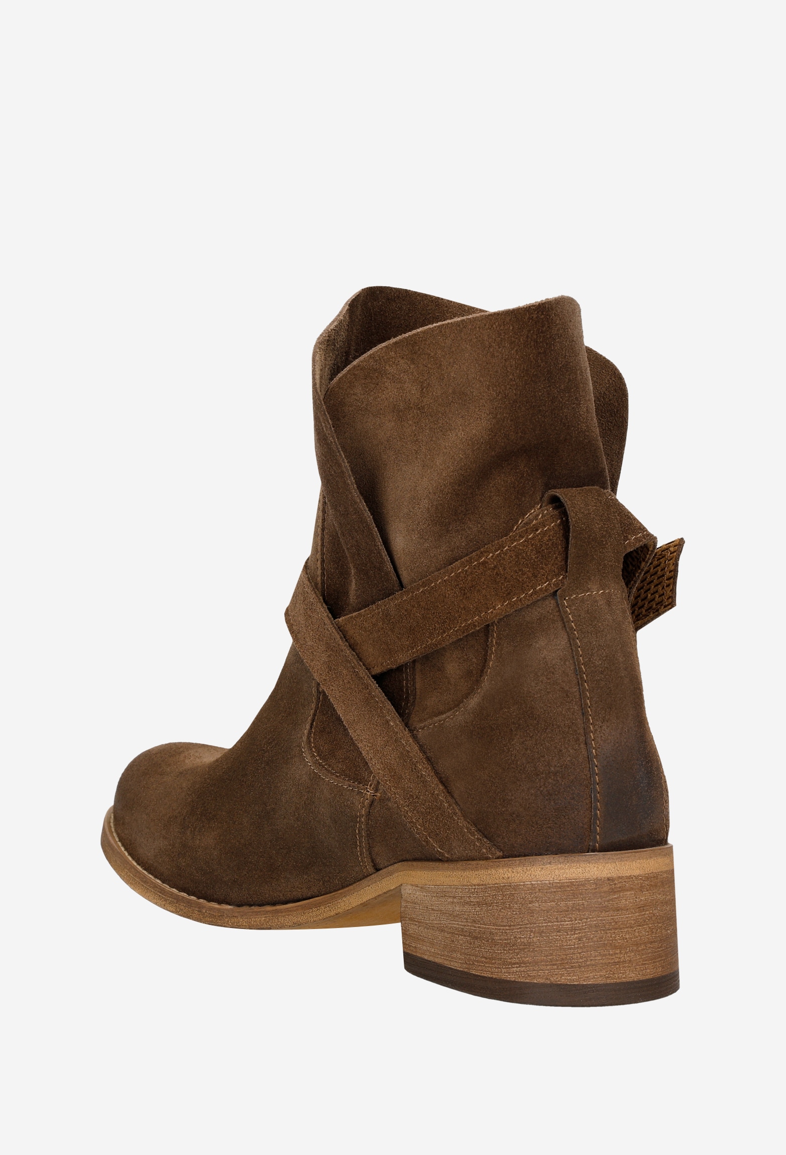 Czarne wsuwane botki damskie