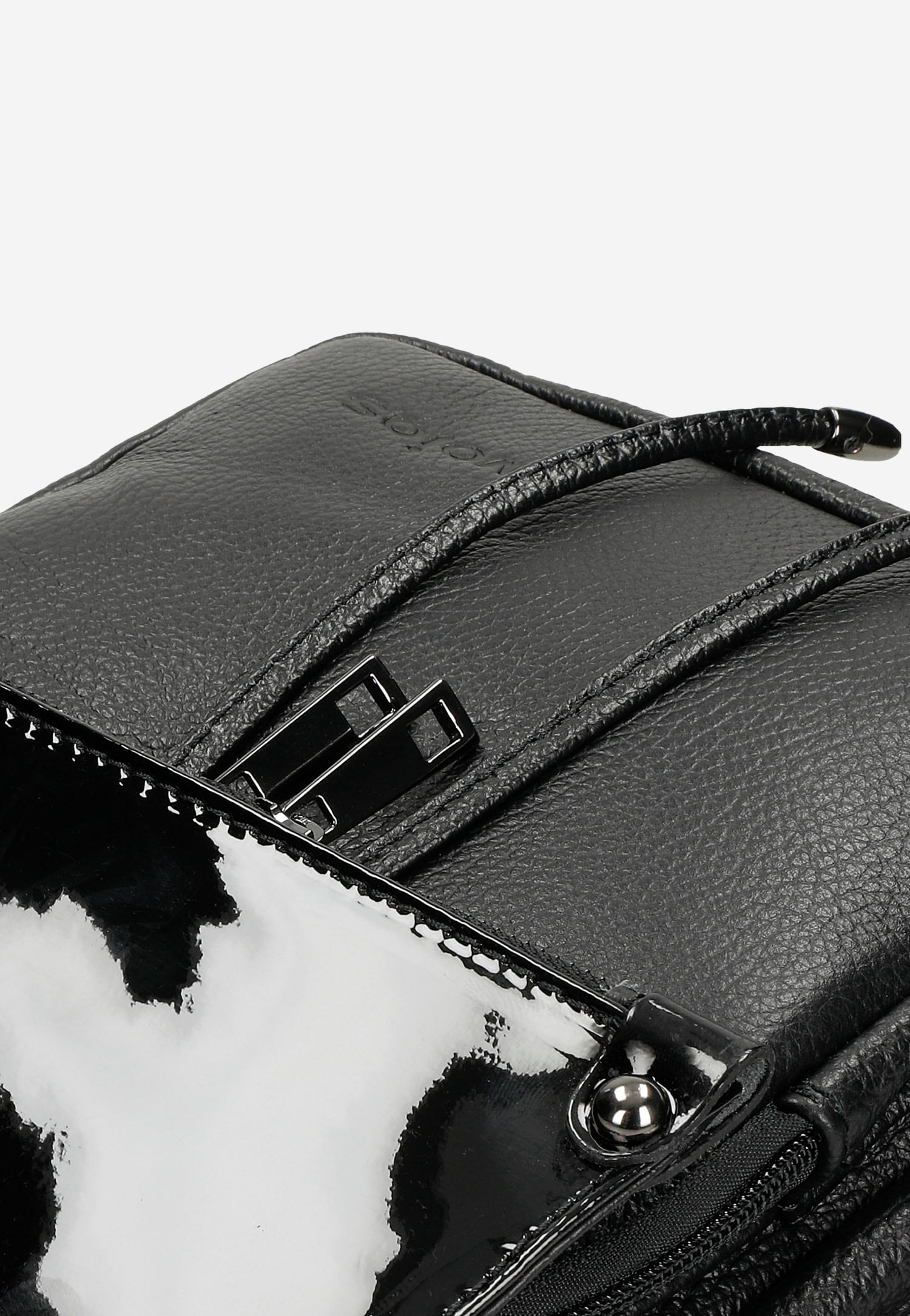 Jasnobrązowy plecak damski ze skóry licowej