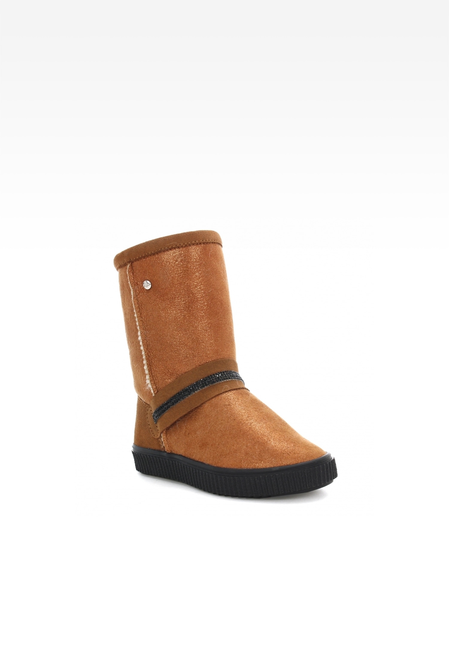 Botki ocieplane BARTEK T-477730/DAZ, dla dziewcząt, brązowy