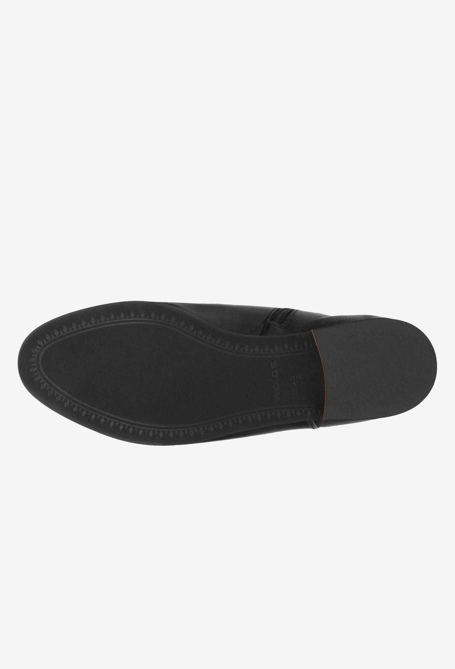 Czarne botki damskie zapinane na zamek