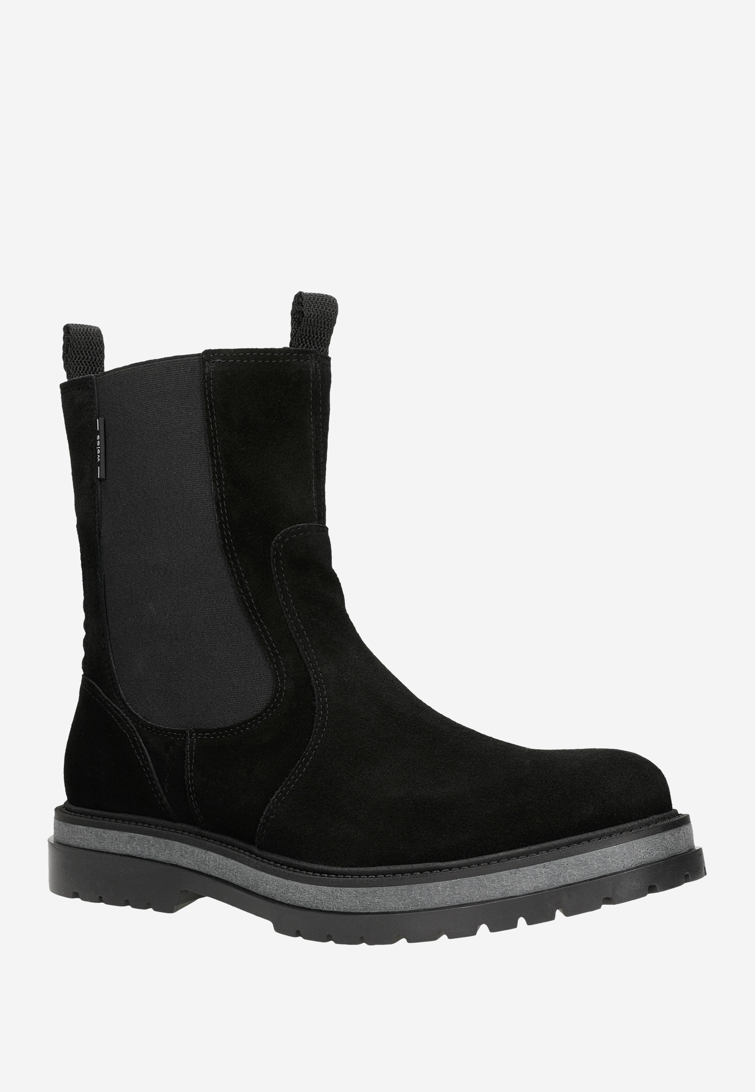 Ciemnobrązowe wysokie sztyblety męskie