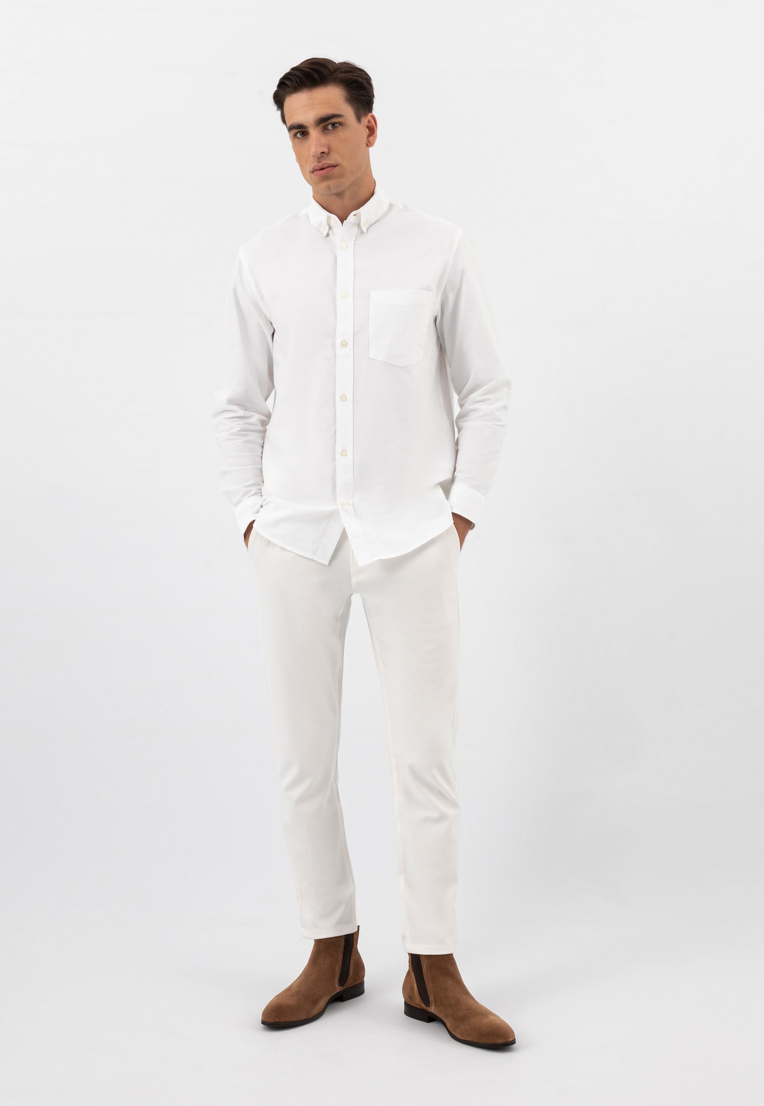 Czarne sztyblety męskie ze skóry nubukowej