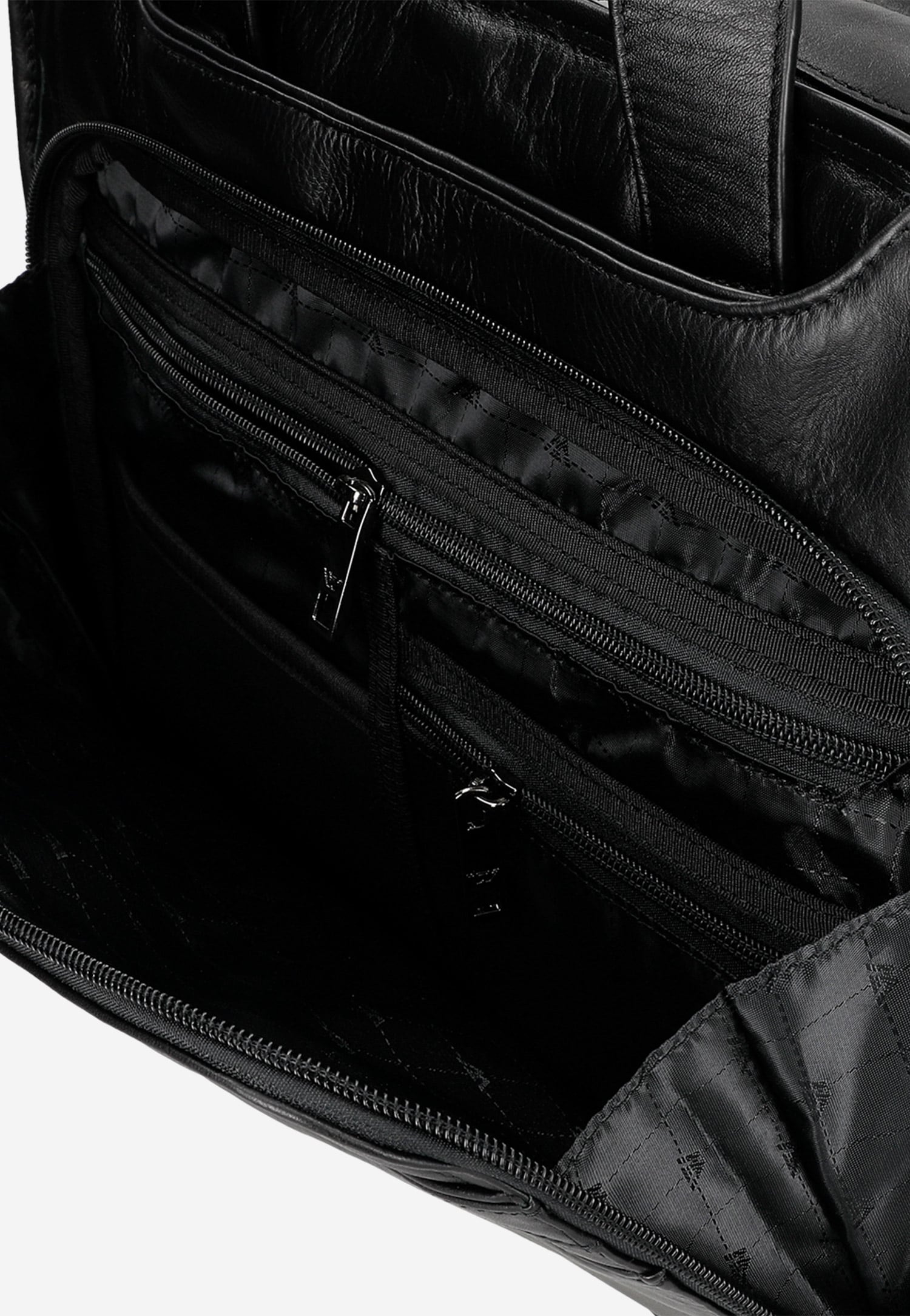 Czarna pojemna torba męska ze skóry licowej