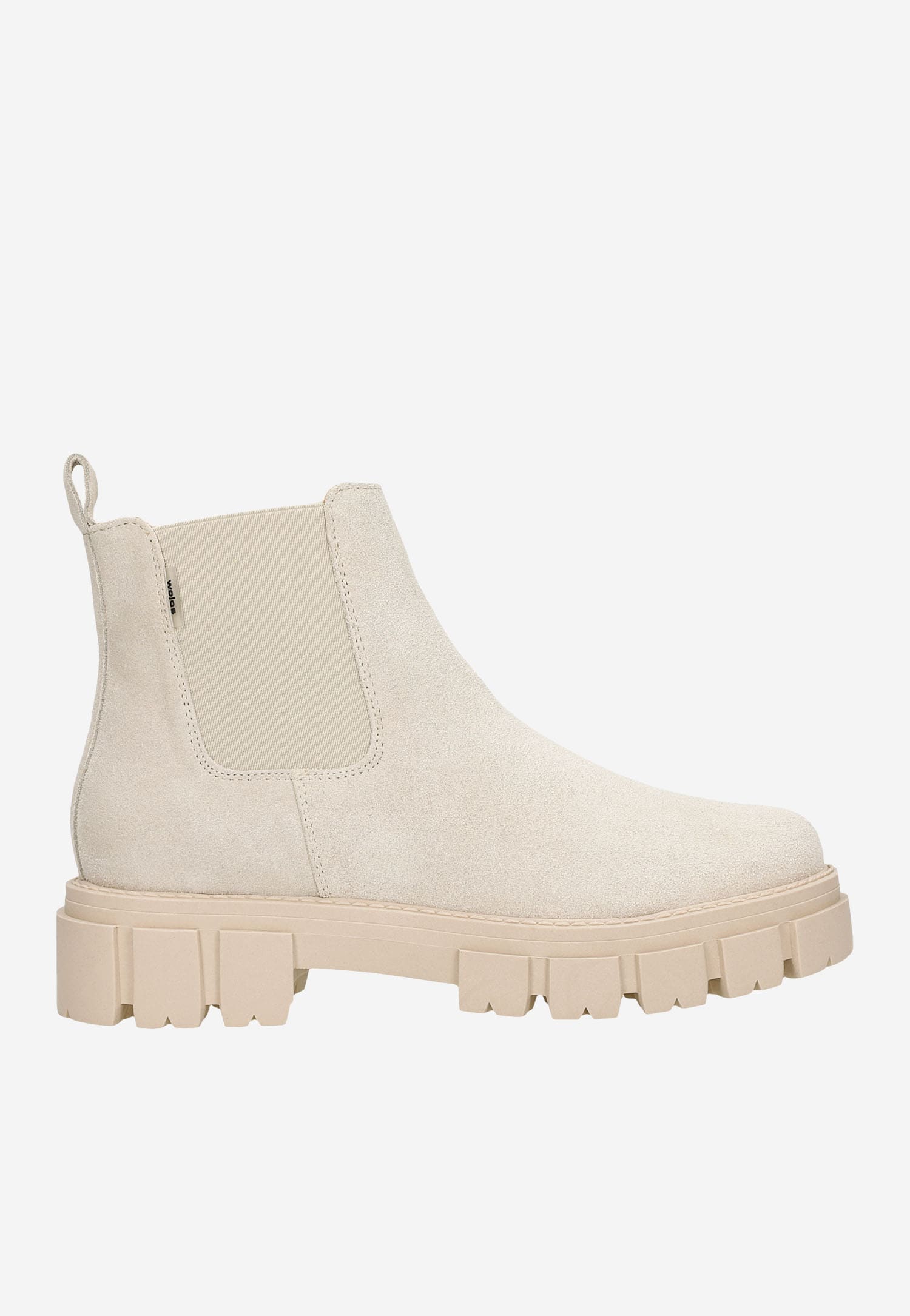 Beżowe wsuwane sztyblety damskie