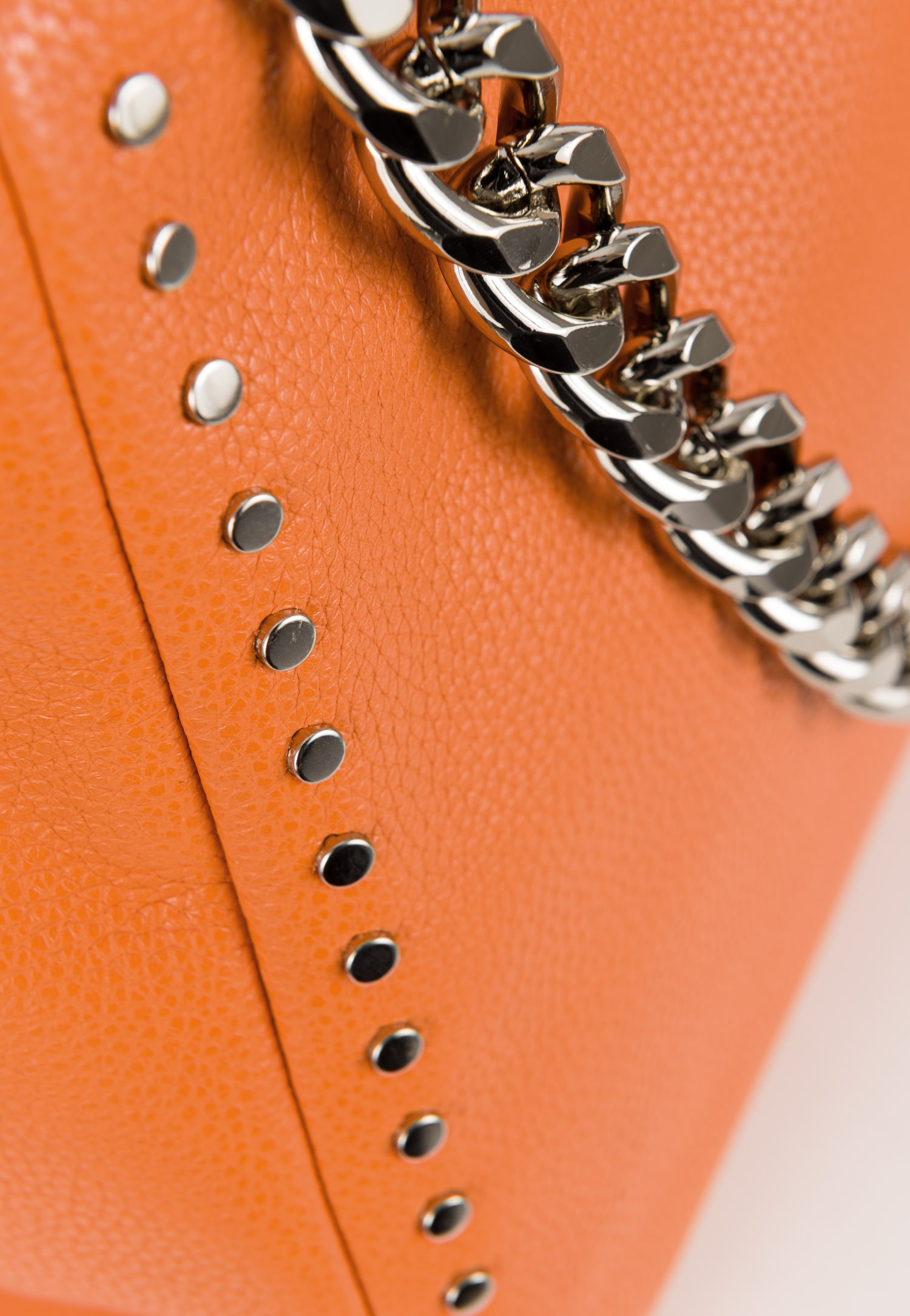 WJS pojemna torebka damska w kolorze pomarańczowym